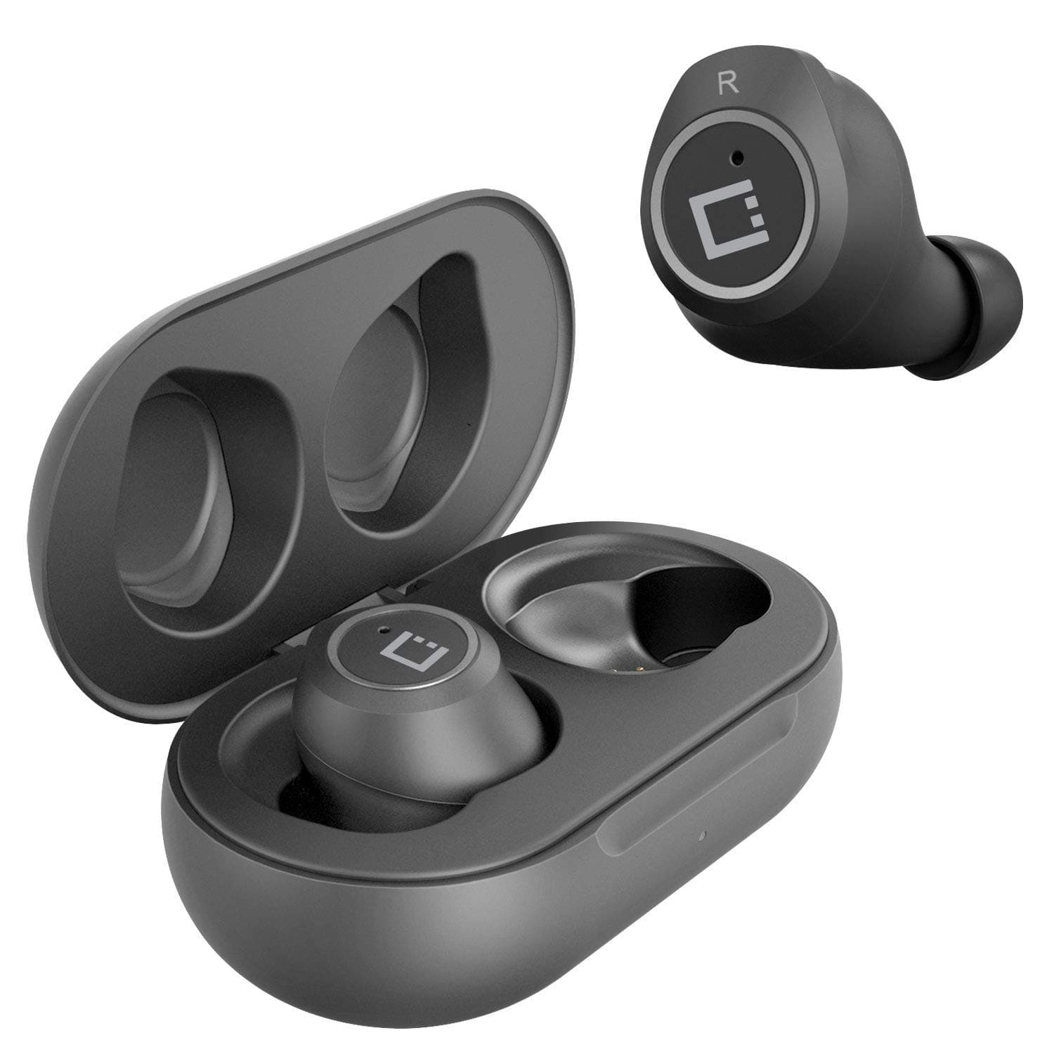 Wireless V5 Bluetooth Earbuds for Samsung Level U Pro with Charging case for in Ear Headphones. (V5.0 Black)