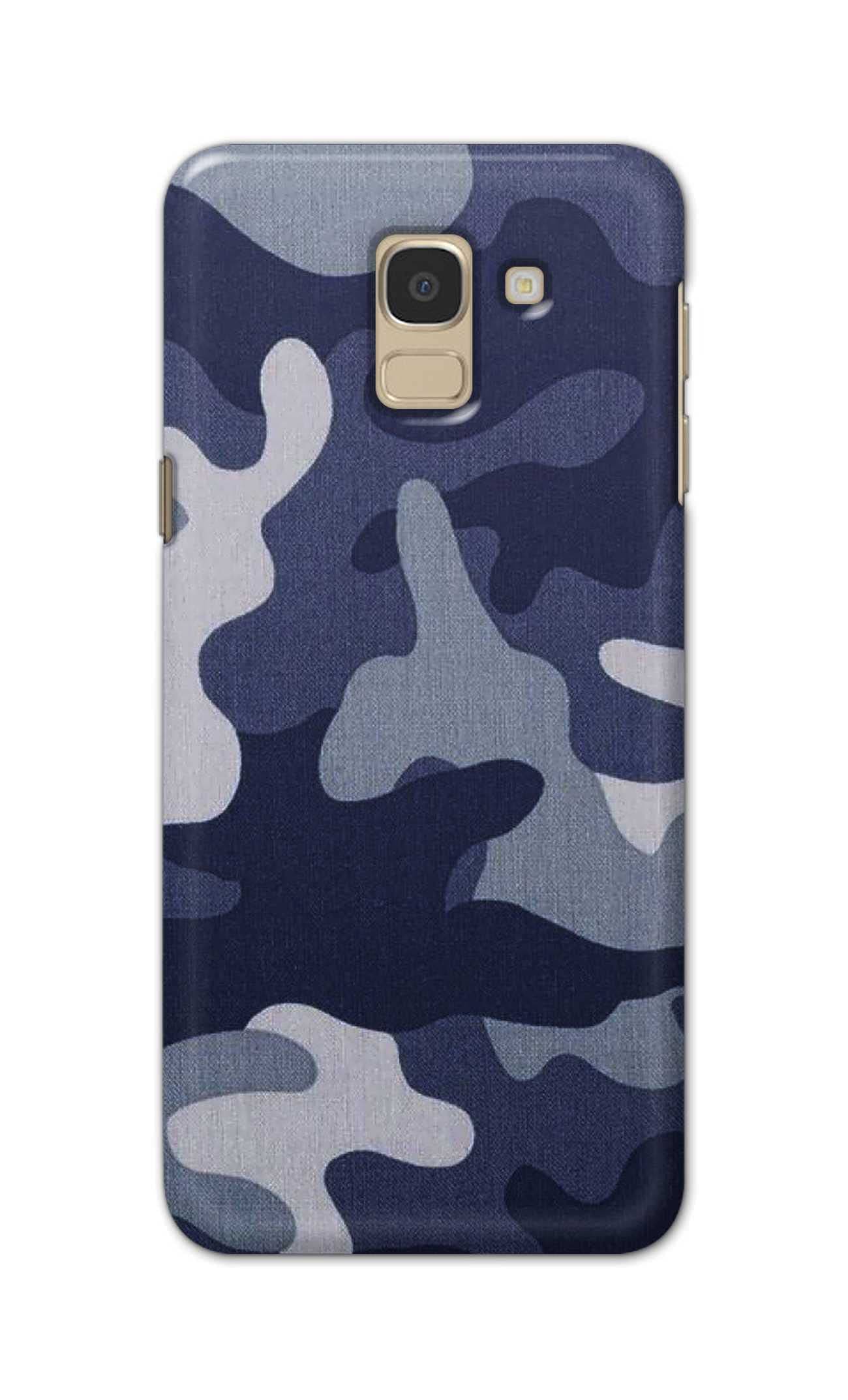 PRINTFIDAA Army Camouflage Pattern Printed Designer Hard Case for Samsung Galaxy J6 (2018) (5.6") / Samsung On 6 (2018), J600F / DS Back Cover -(ZO) TEJ1004