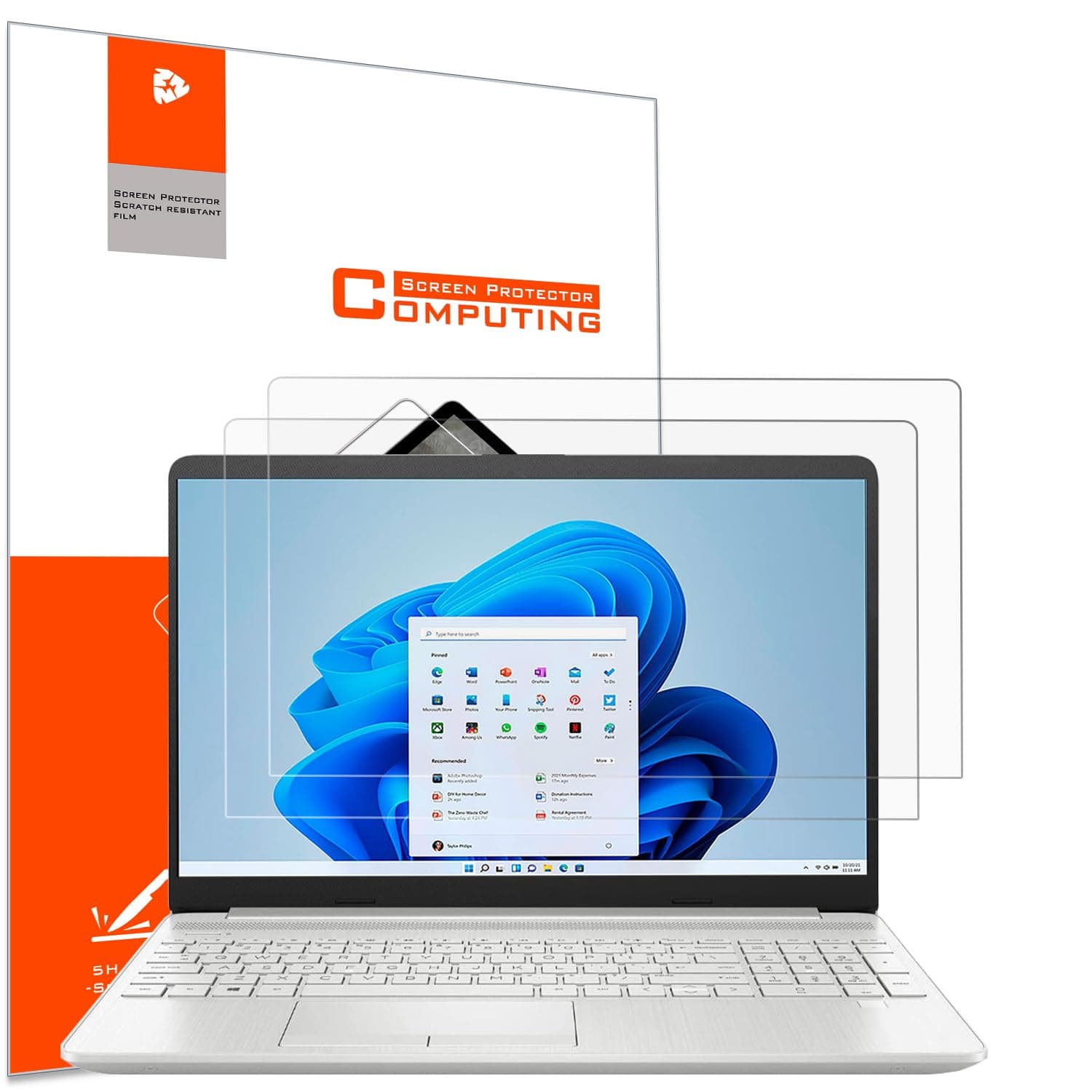 2 Pack Anti-Glare Screen Protector for 17.3" HP Laptop/HP Envy 17/HP Pavilion 17/HP OmniBook 7&X/HP Omen 17, HP 17t 17z 17-by 17-ca 17-cn 17-cp 17t-ch 17t-cr 17-an 17-cb 17-ck Eye Care Anti Glare Filter