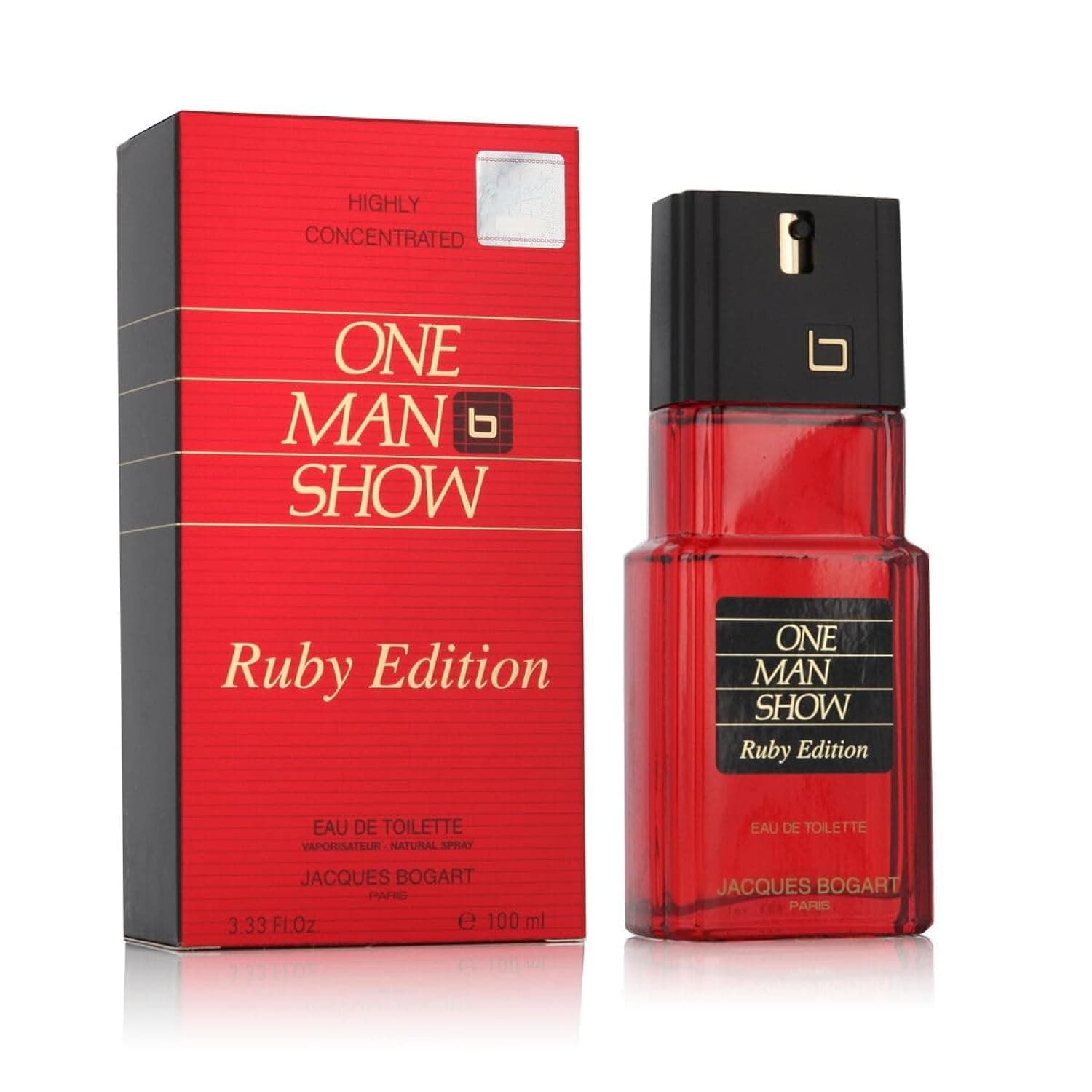One Man Show for Men, Eau de Toilette Spray, Ruby Edition, 3.33 Ounce