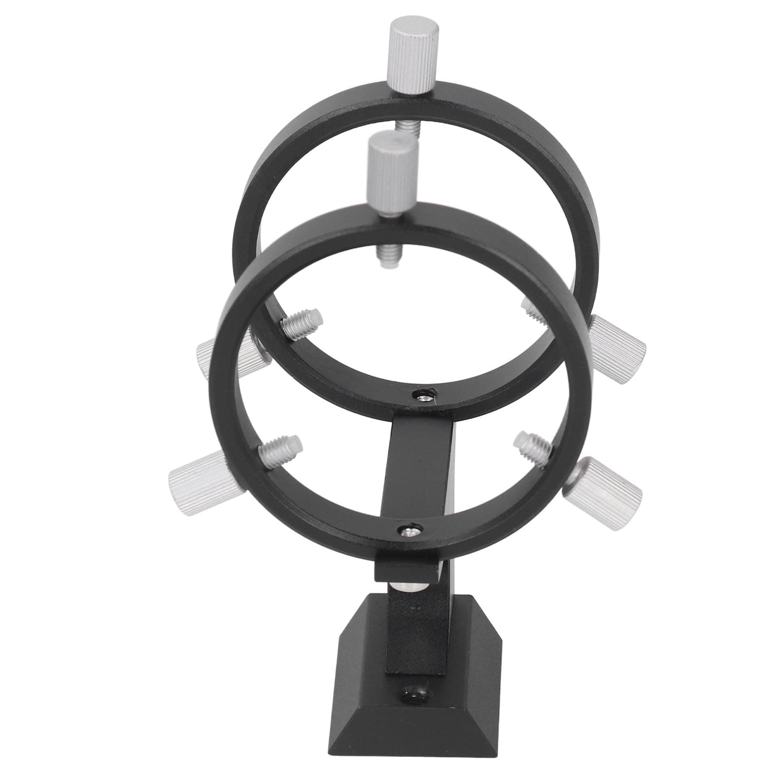 BROLEO Adjustable Finder Scope Bracket, Aluminum Alloy Telescope Pointer Bracket with 1/4 Screw, Suitable for 42-58mm Finder, Easy to Install and Use