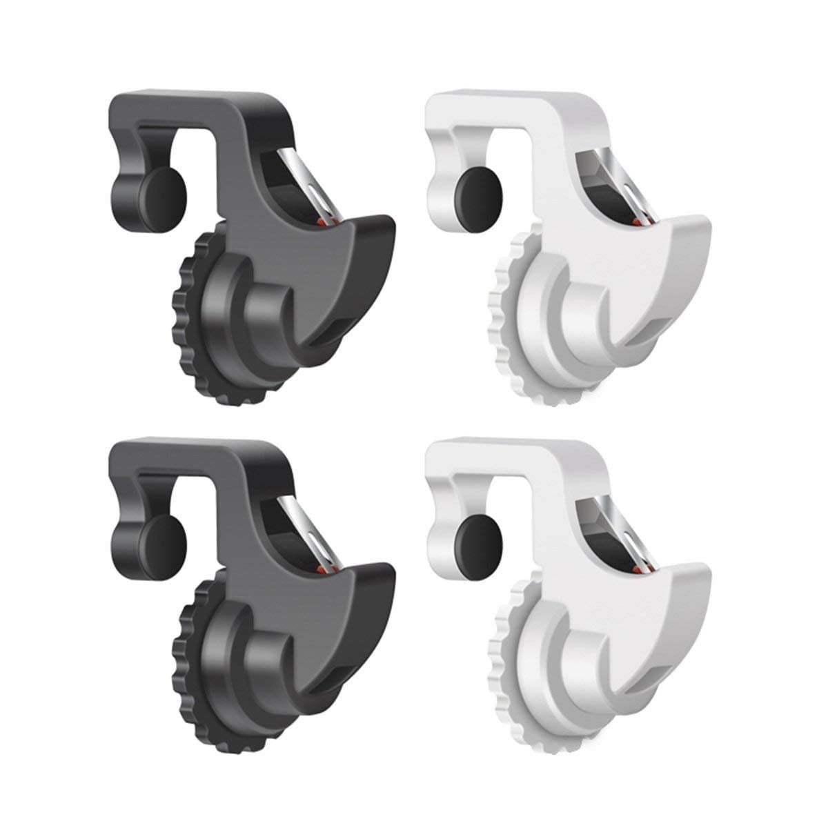 Attemailmn Fortnite Pubg Mobile Controller, Cellphone Game Trigger, Sensitive Shoot and Aim Trigger Fire Buttons L1R1 for Fortnite/PUBG Mobile/Knives Out/Rules of Survival[New Version] (4 Triggers)