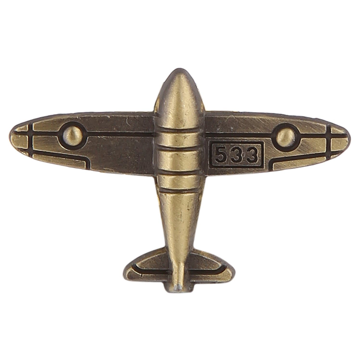 Plane Shape Small Size Lapel Pin Brooch For Men