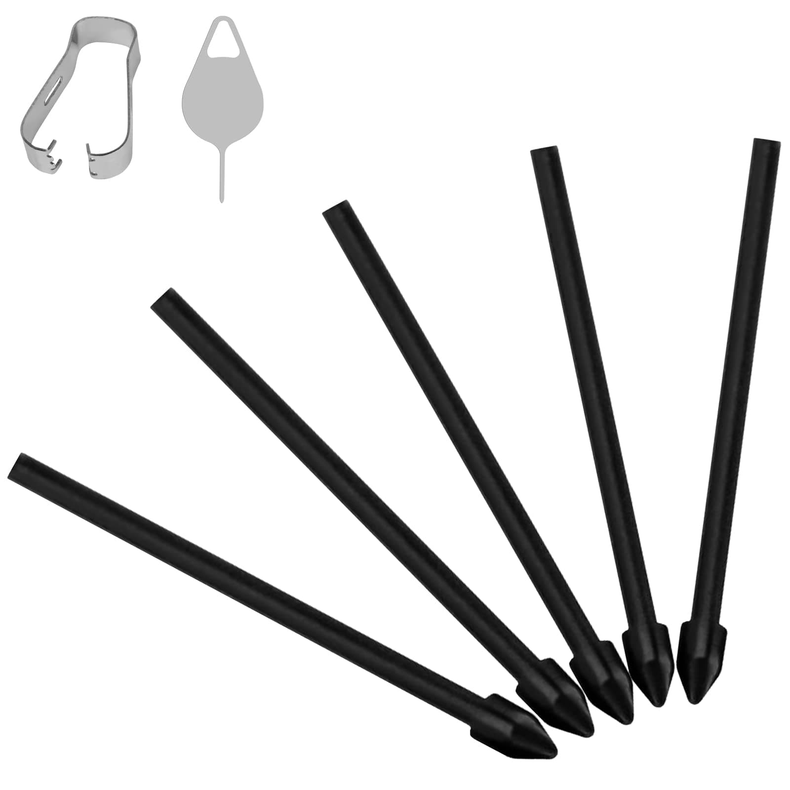 Flintronic S Pen Tips, 5 PCS Replacement Tips Nibs for Galaxy Tab S6 Lite/S7 FE/S9+ Plus/S9 FE+ Plus/S9 FE/S9/S9 Ultra/S8 Ultra/S8+ Plus/S8, Stylus Tips with Tweezer Tool