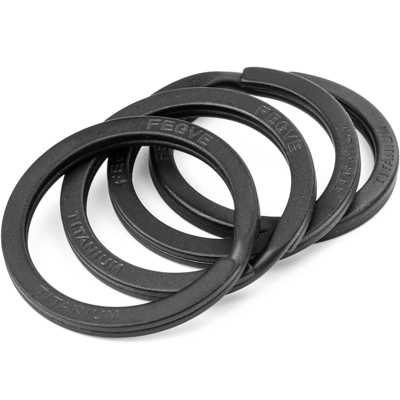 Titanium Key Rings Split Rings, Key Rings for Keychains, Keychain Ring for Home Car Keys Organization