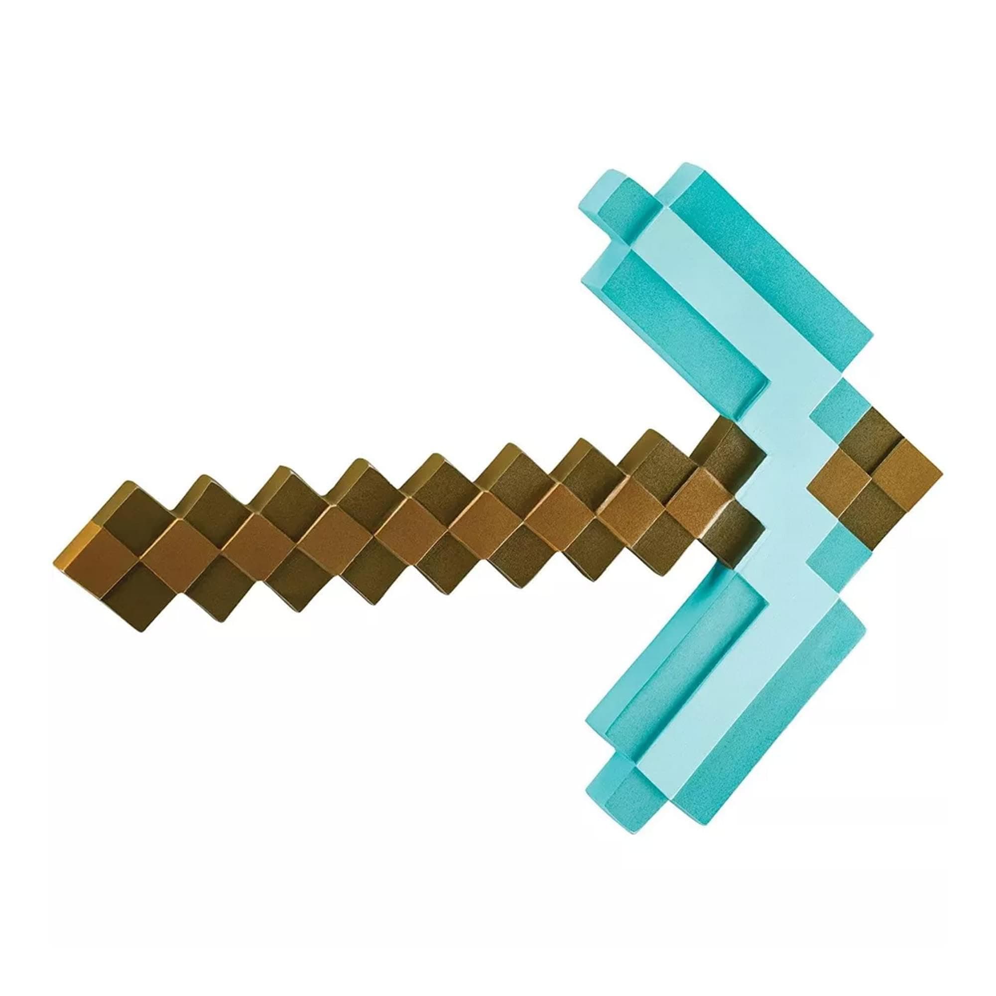 Disguise Minecraft Diamond Pickaxe Accessory,XL, Turquoise