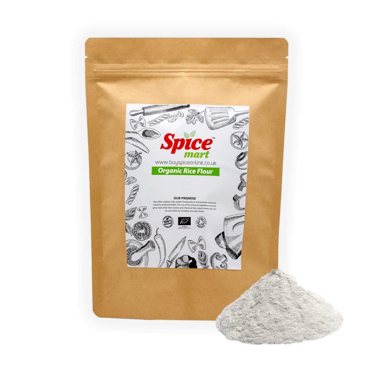 Organic White Rice Flour