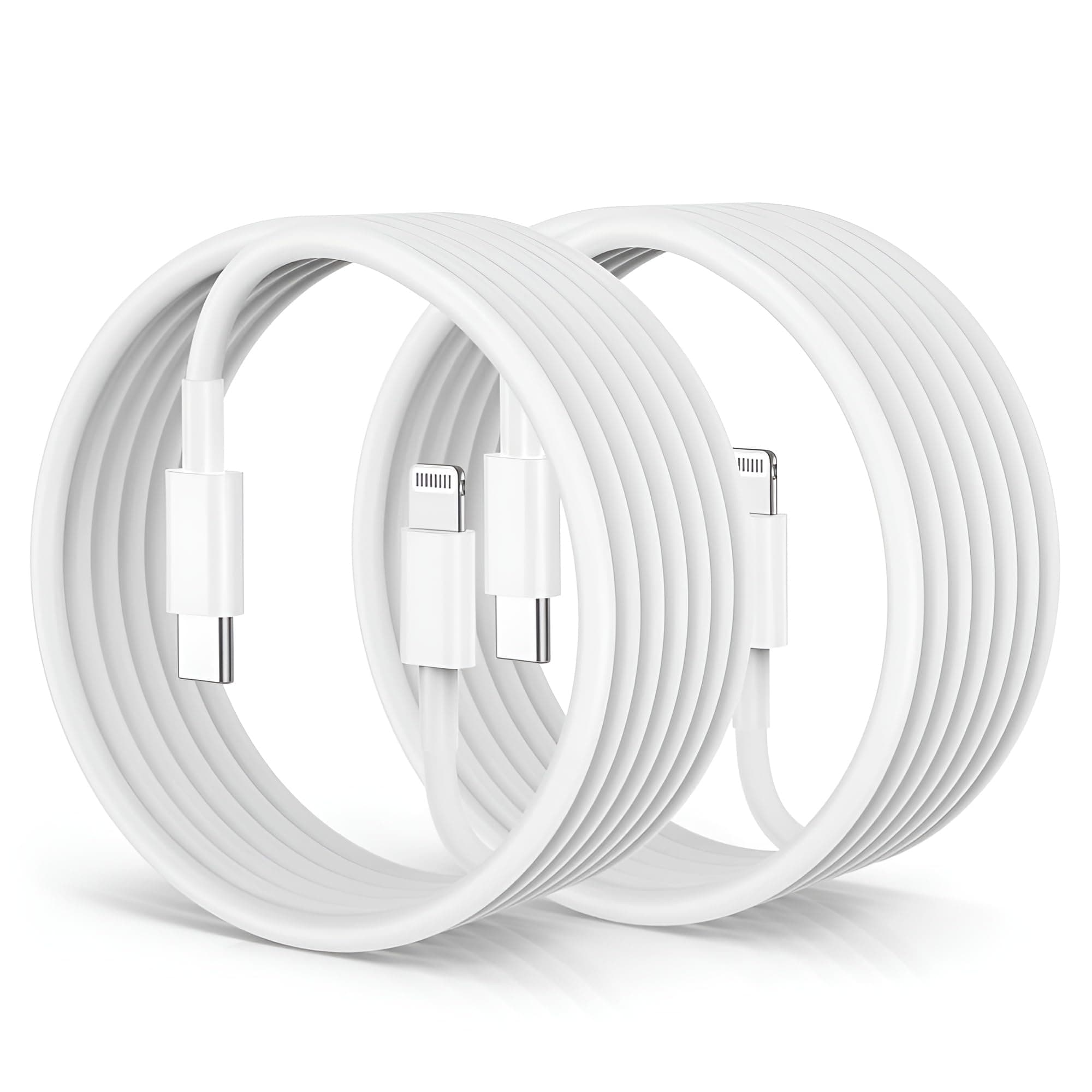 Type C to Lightning Cable 2 Pack 1m, Fast Charge Cord Wire Lead USB C Fast Charging Compatible with iPhone 14/14 Plus/14 Pro/14 Pro Max/13/13 Pro/12/12 Pro/11/XR/XS/X/8/8 Plus/I Pad/Air Pods, White