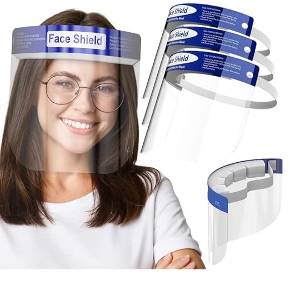 2 Pcs Reusable Face Shields (FaceShield_S_2Pack)