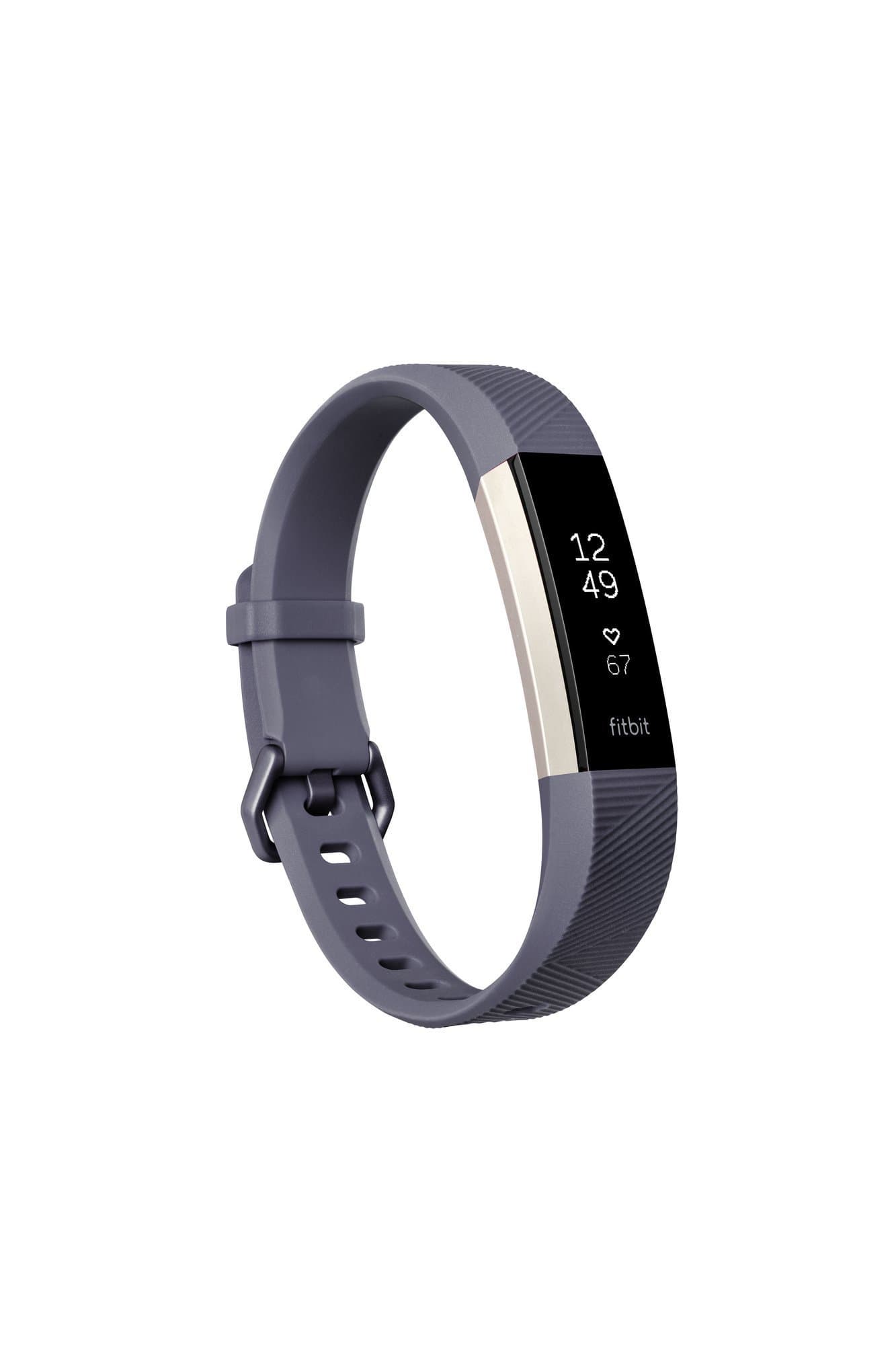 Fitbit Alta HR, Blue/Gray, Small (Renewed)