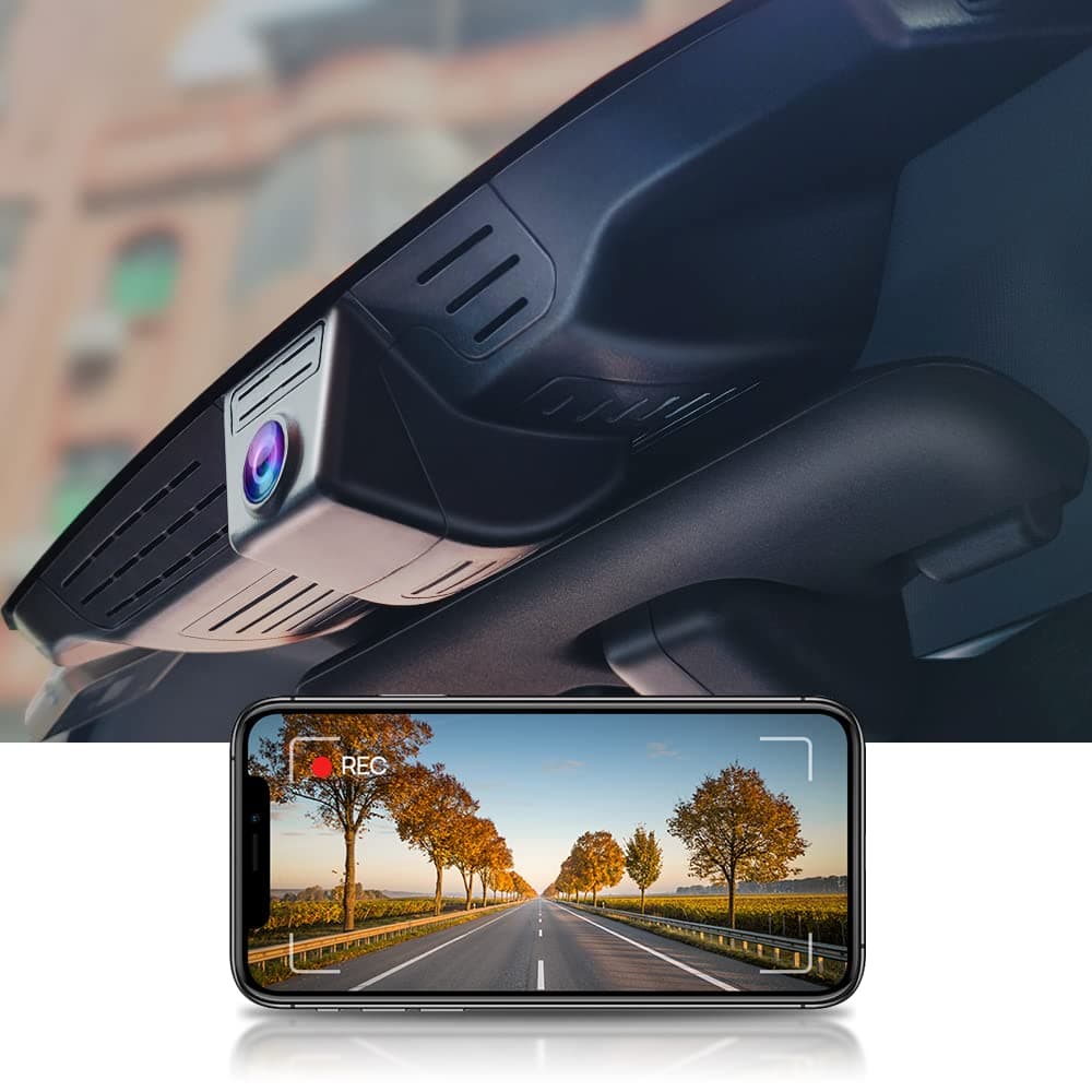 4K Dash Cam Suitable for 2020 2021 2022 2023 2024 Land Rover Defender 90 S SE HSE, 64GB Card, Built-in WiFi&APP, OEM Style 2160P UHD Video, Loop Recording, G-Sensor, Easy to Install, Plug&Play