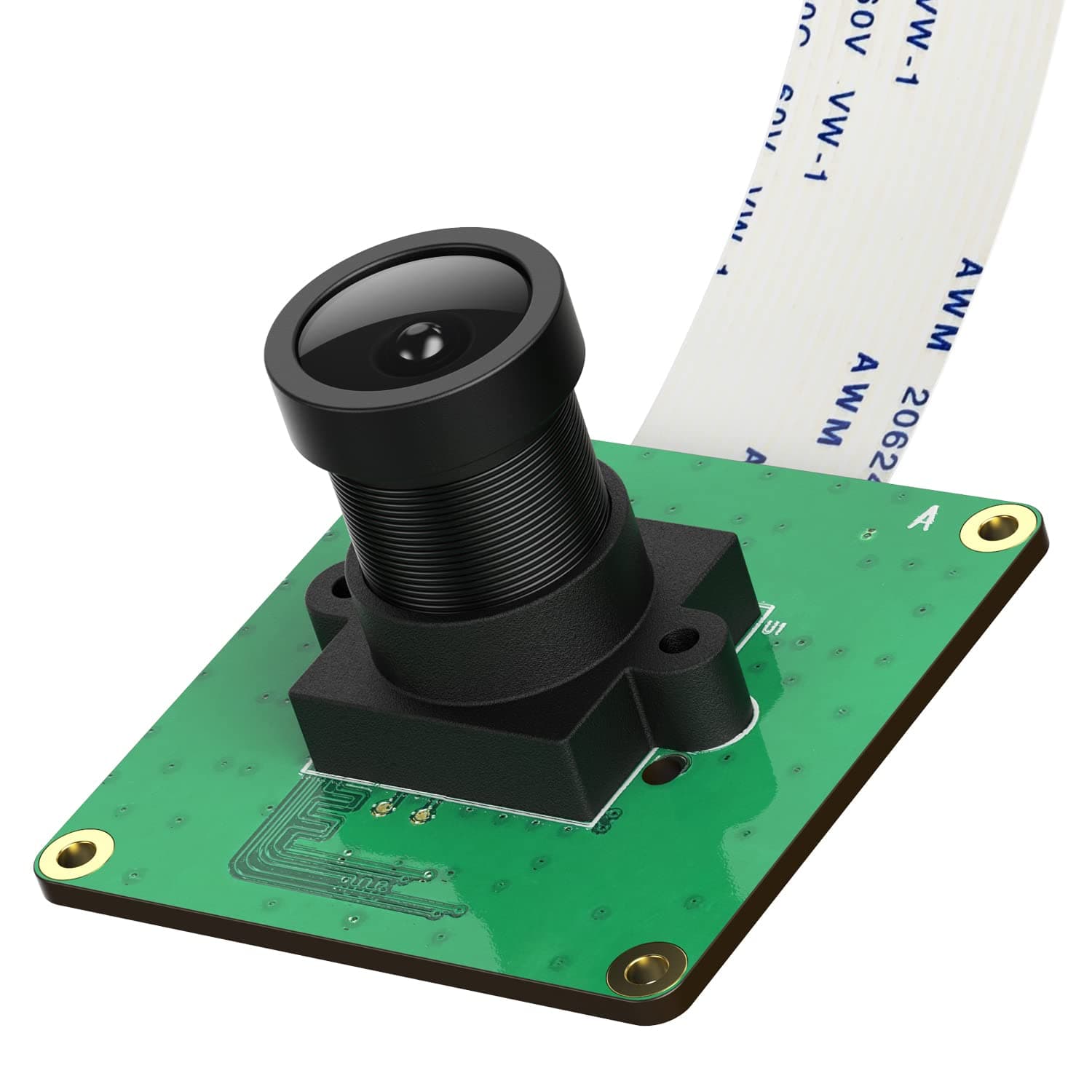 Raspberry Pi Industrial Camera Module STARVIS IMX462 Color CMOS Sensor 2MP Pixel for All Raspberry Pi, Support Bullseye libcamera and Raspbian Build-in Driver