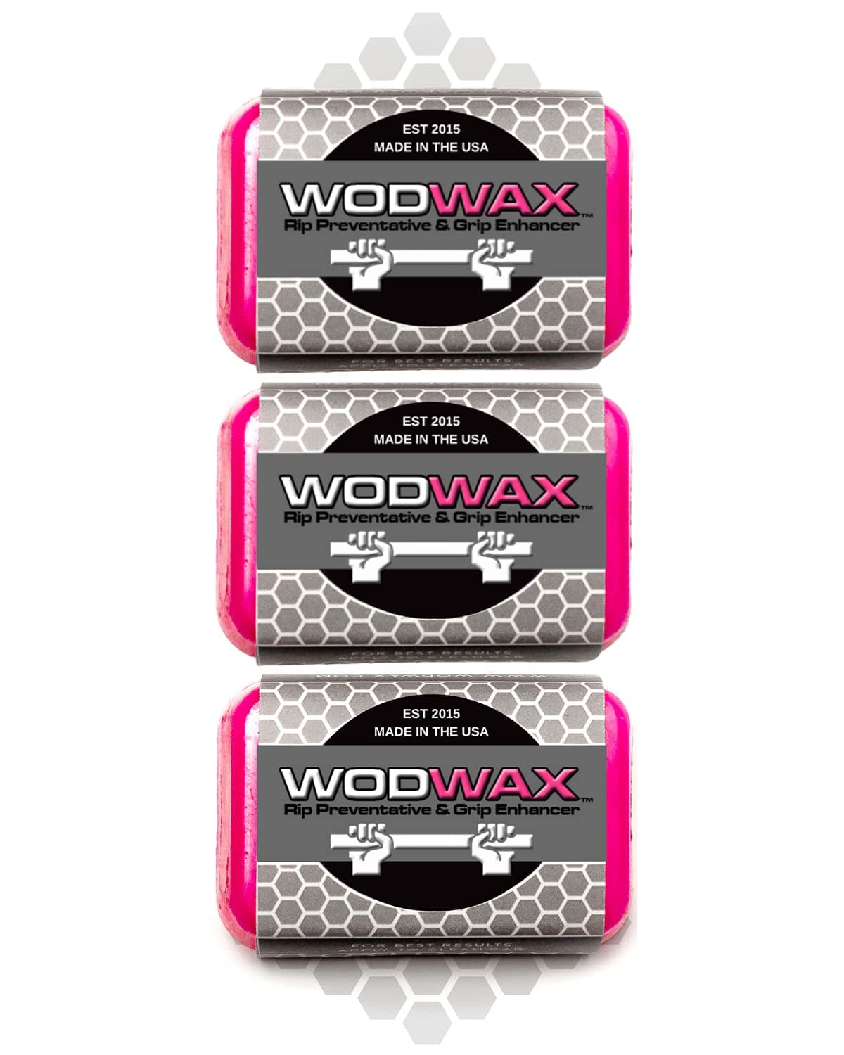 (3 Pack 60g Bar - The Original Pullup Bar Wax for Better Grip