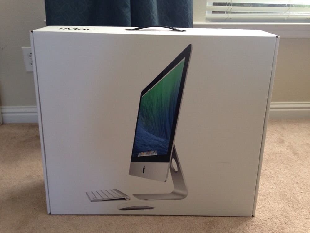 Original Empty Box for Apple iMac 21.5 (Slim Version)