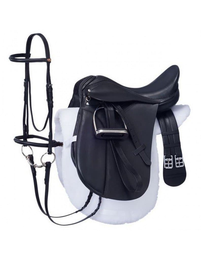 SilverFox Dressage Saddle Set