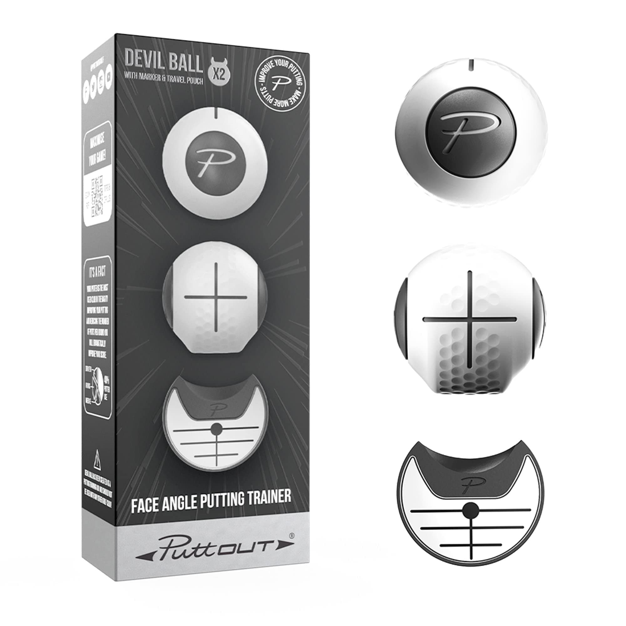 Devil Ball Face Angle Trainer - Perfect Your Putting