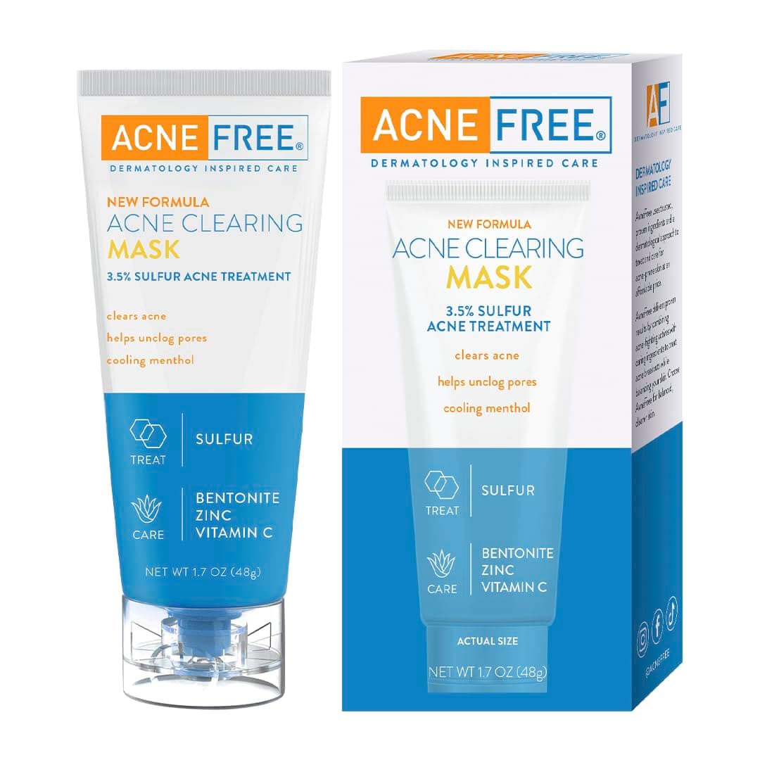 Acne Free Acne Clearing Sulfur Mask