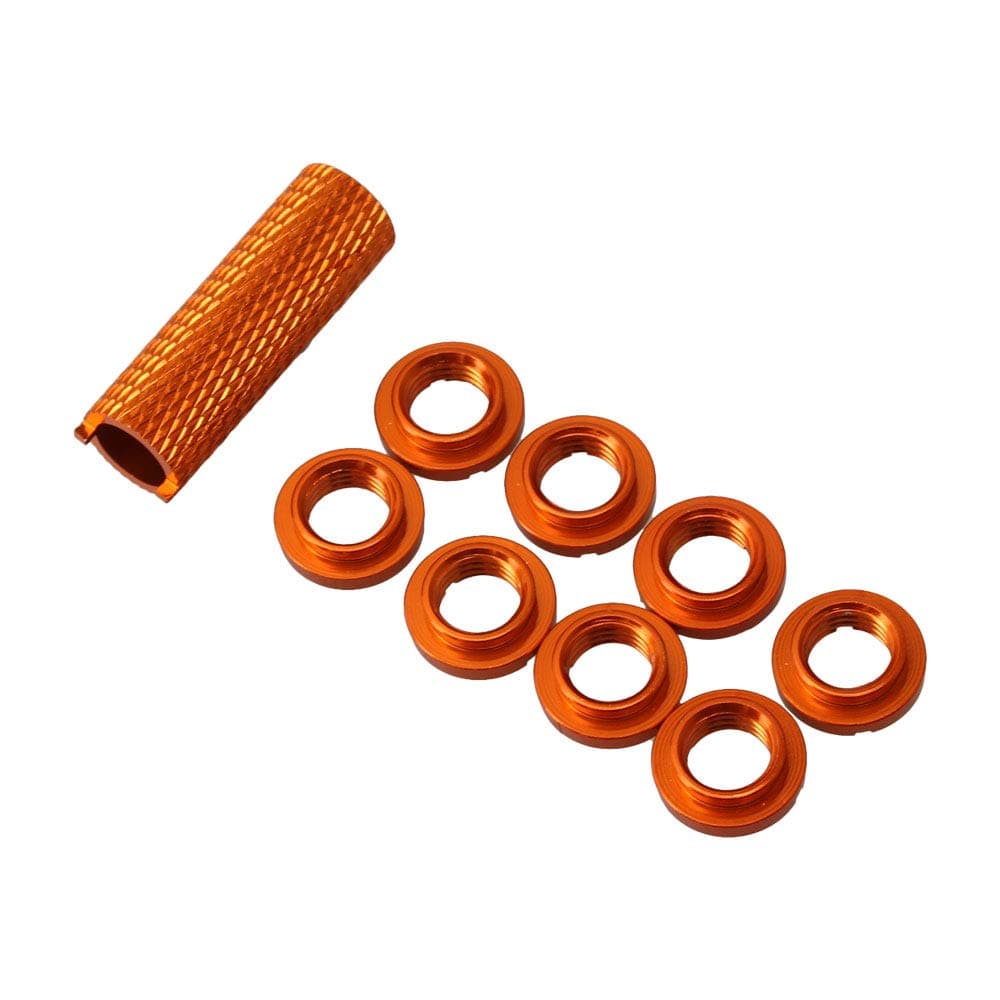 Mxfans 8pcs Switch Nuts Orange RC Transmitter Remote Switch Nuts