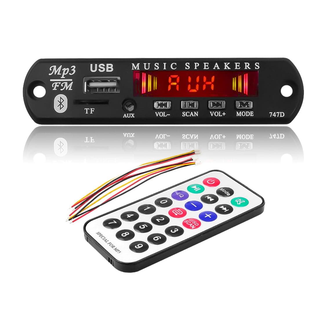 5V Bluetooth MP3 Player Decoder Board MP3 Player Car Kit FM Radio TF USB 3.5 Mm WMA AUX Audio Receiver