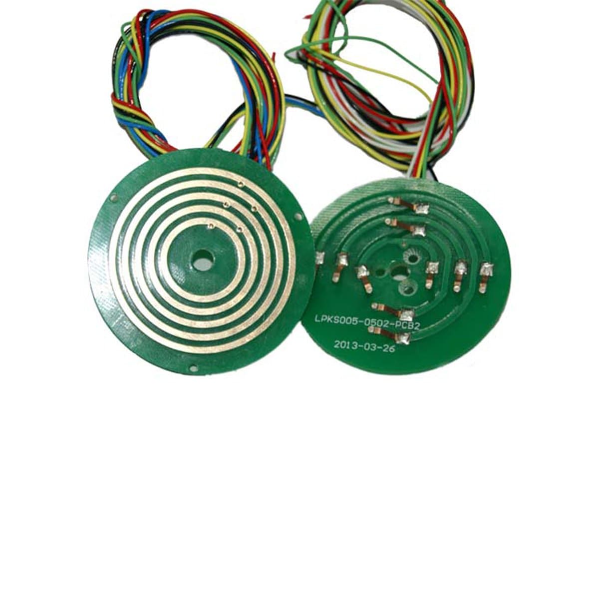 Long Life-Span Separate Pancake Slip Ring with 5 Circuits PCB Design Flat Structure Platter for Textile Industry