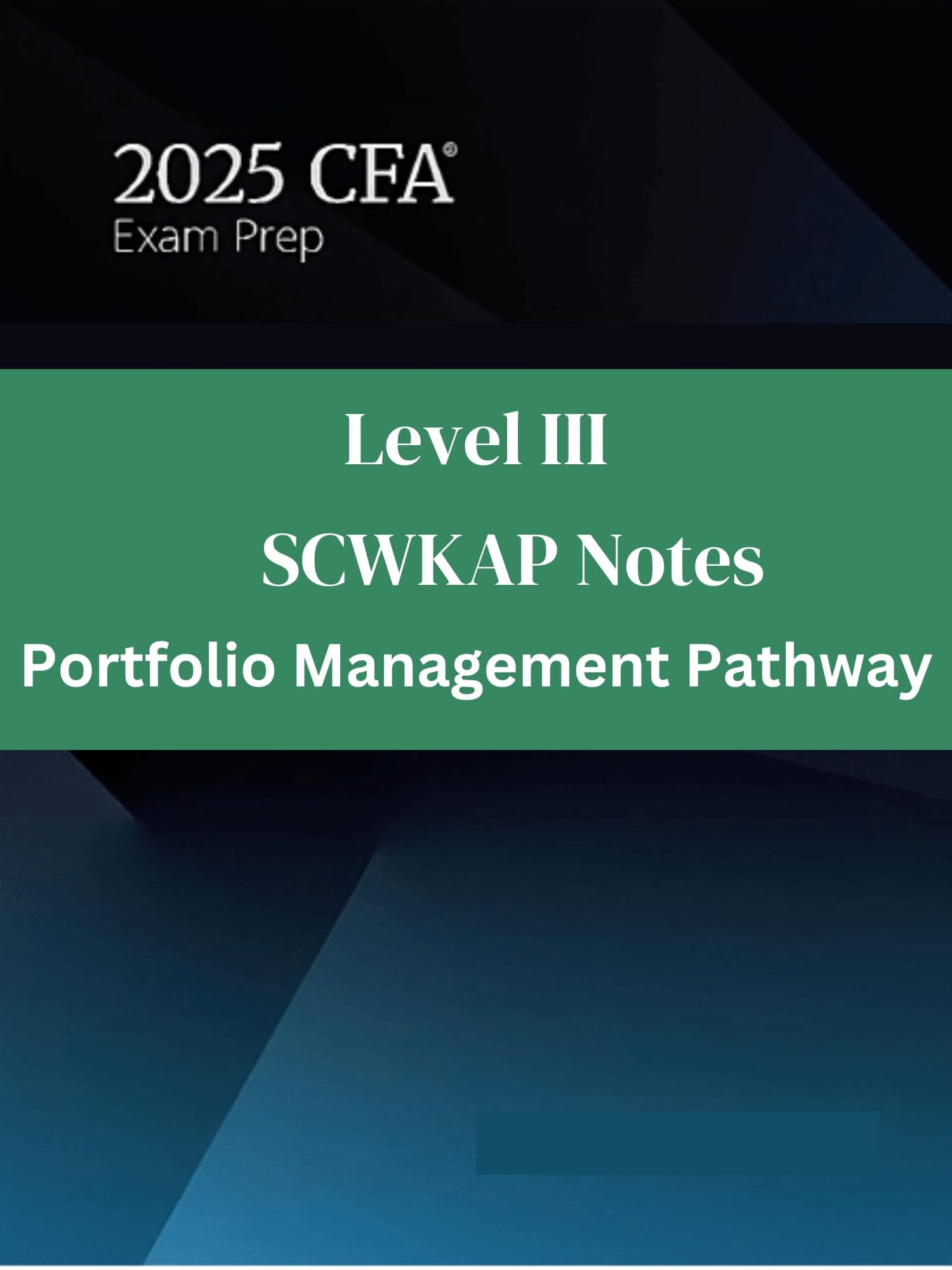 2025 Study Material compatible for CFA Level 3 (Set of 4 Books) - Applicable to 2025 exams - Scwkap Paperback – 1 January 2024
