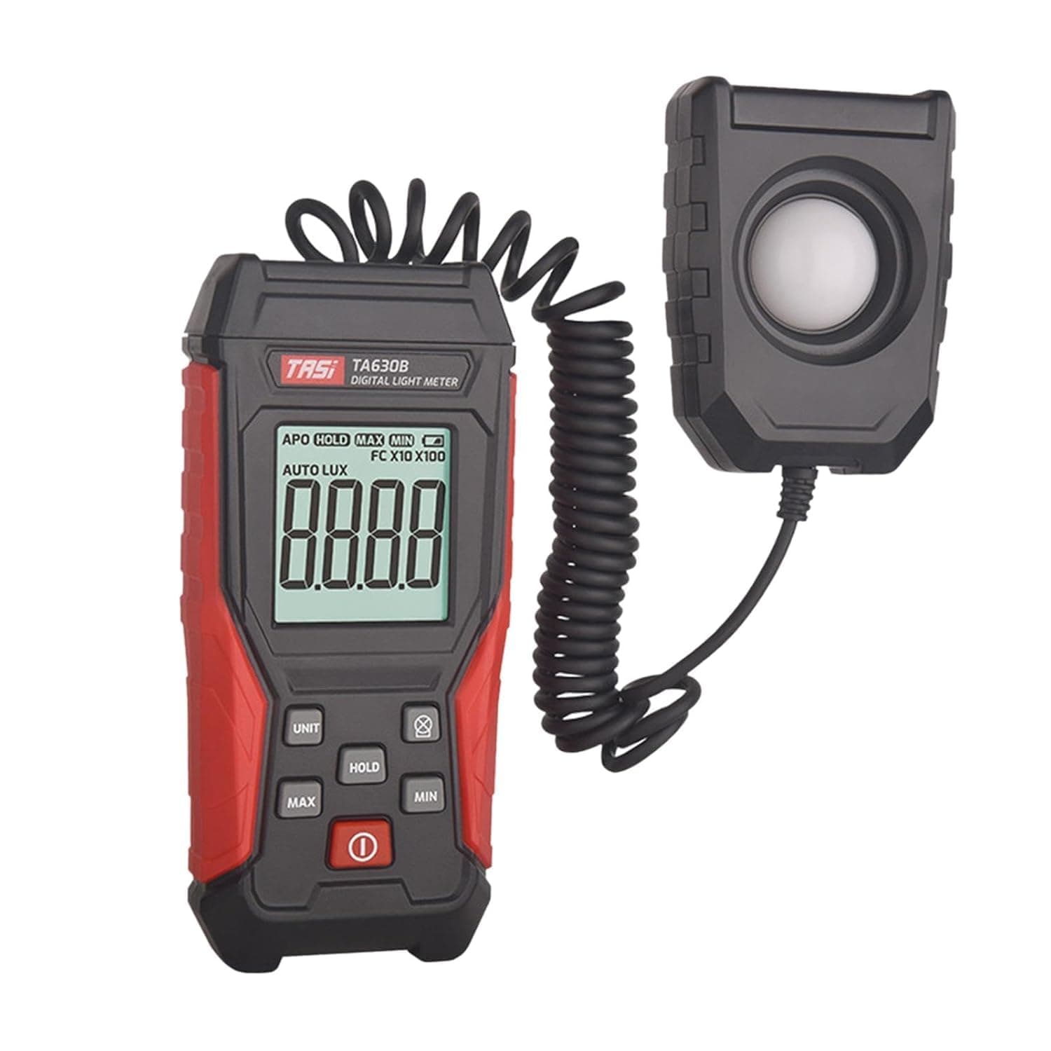 Real Instruments Digital Lux Meter Light Meter Digital Illuminance Meter Camera Photometer FC Measure Light Meter Tester with LCD Display (LX101A)