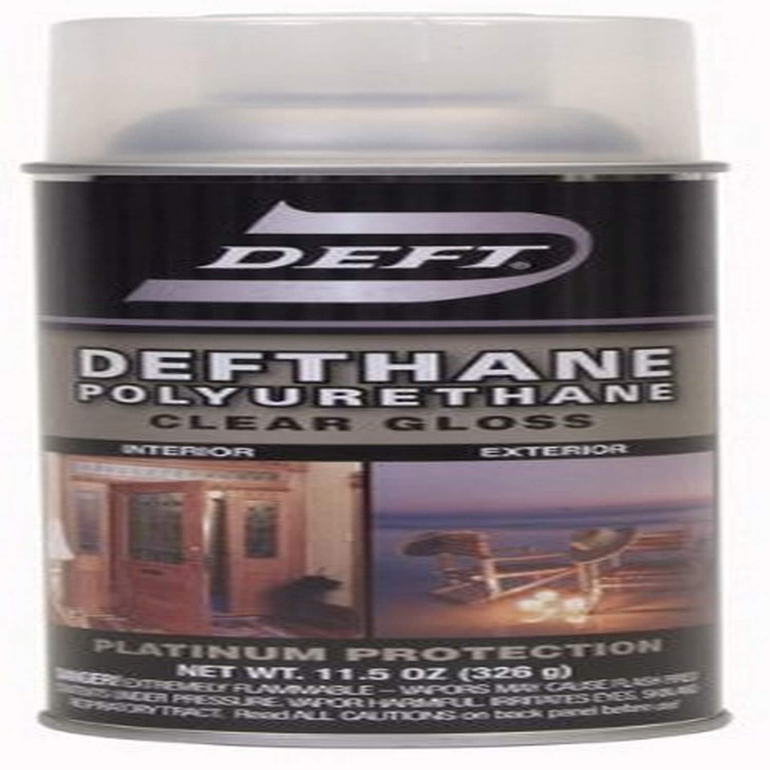 Deft Defthane Interior Exterior Clear Polyurethane Gloss Spray, 11.5-Ounce Aerosol