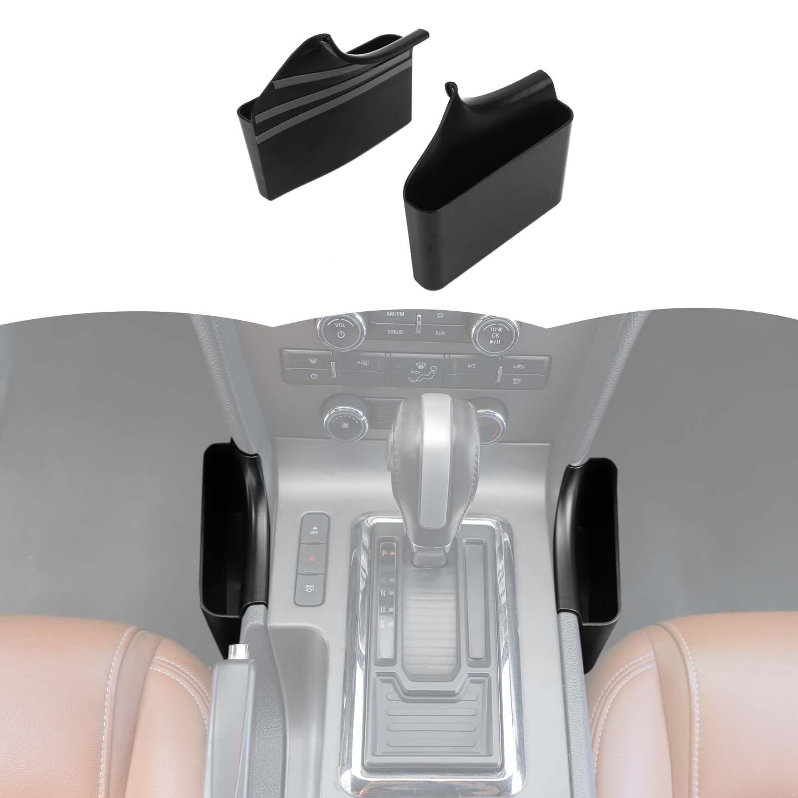 Center Console Gear Shift Side Storage Box Tray Organizer Accessories Compatible with Ford Mustang 2010-2014