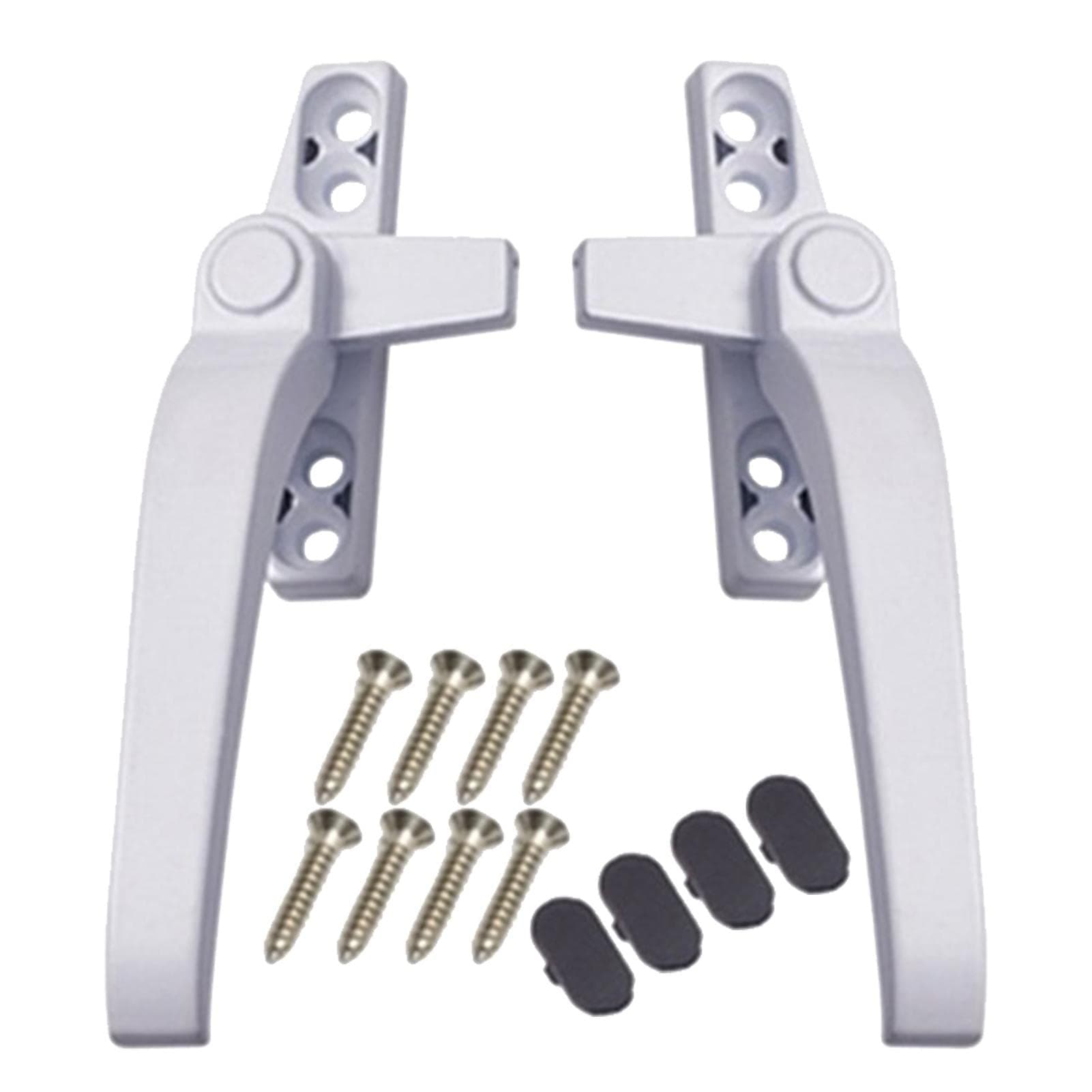 OTAIVE Upvc Door Handle, 2pcs Window Crank Handle Replacement Window Handles For Upvc Windows Door Security (White)