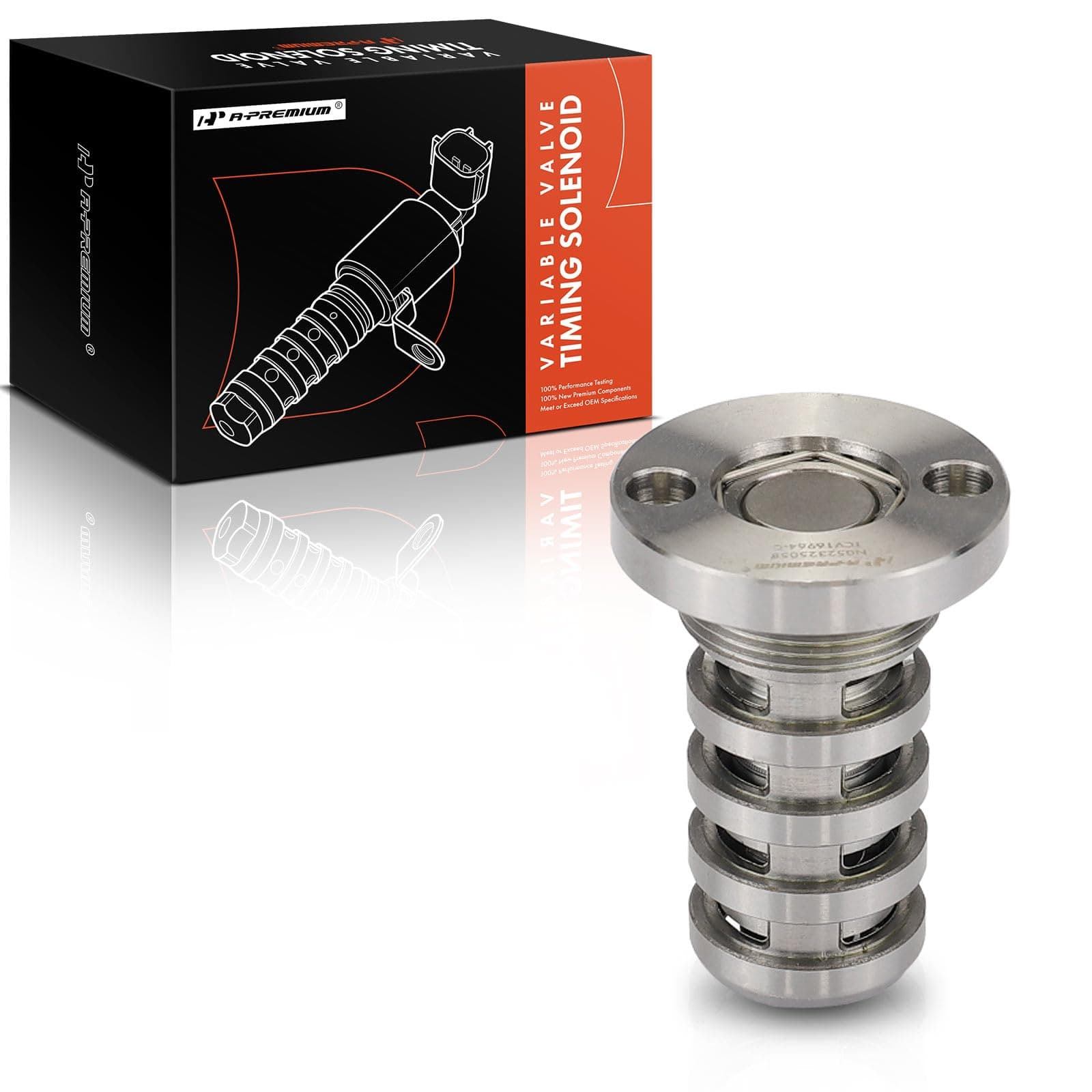 A-Premium Intake Engine Variable Valve Timing (VVT) Solenoid Compatible with Volkswagen Jetta, Passat, Passat CC, Golf, Tiguan, Beetle, CC, Eos, GTI & Audi A3, A3 Quattro, Q3 Quattro, TT Quattro, 2.0L