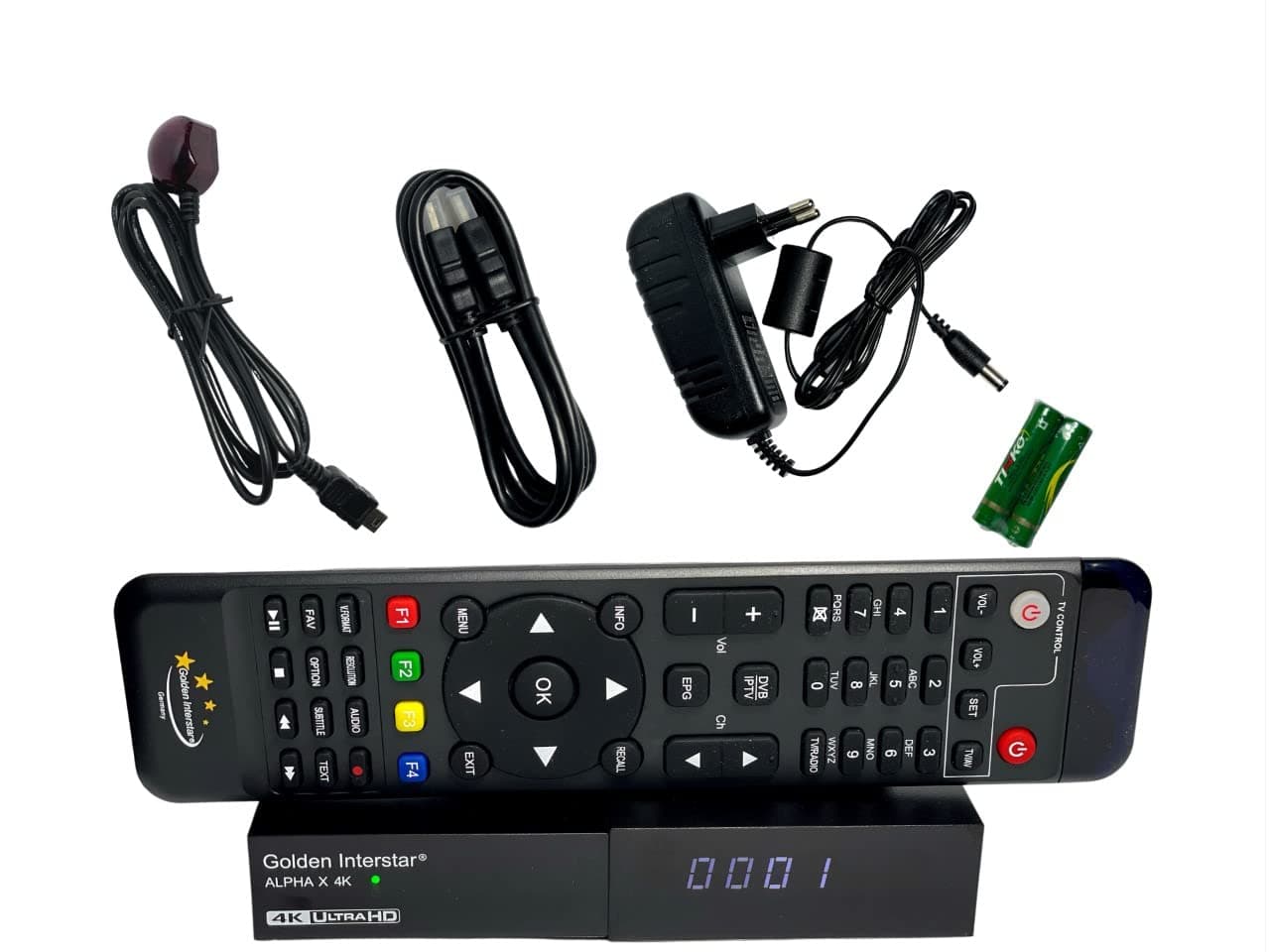 Alpha X 4k UHD Multistream Satellite Receiver DVB-S2 HEVC