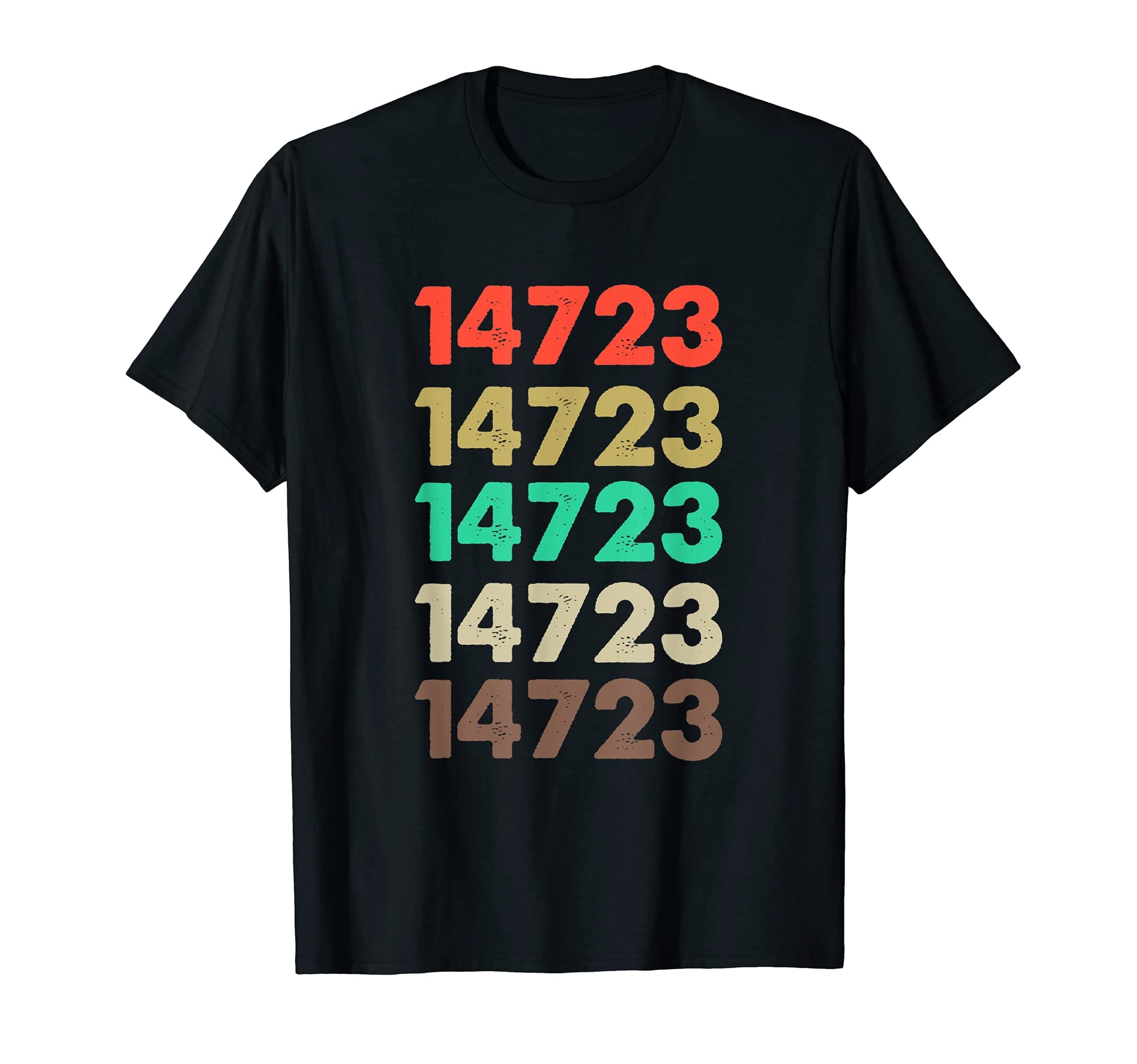 Shirt That Says 14723 Retro Zip code Zipcode T-Shirt 14723 T-Shirt