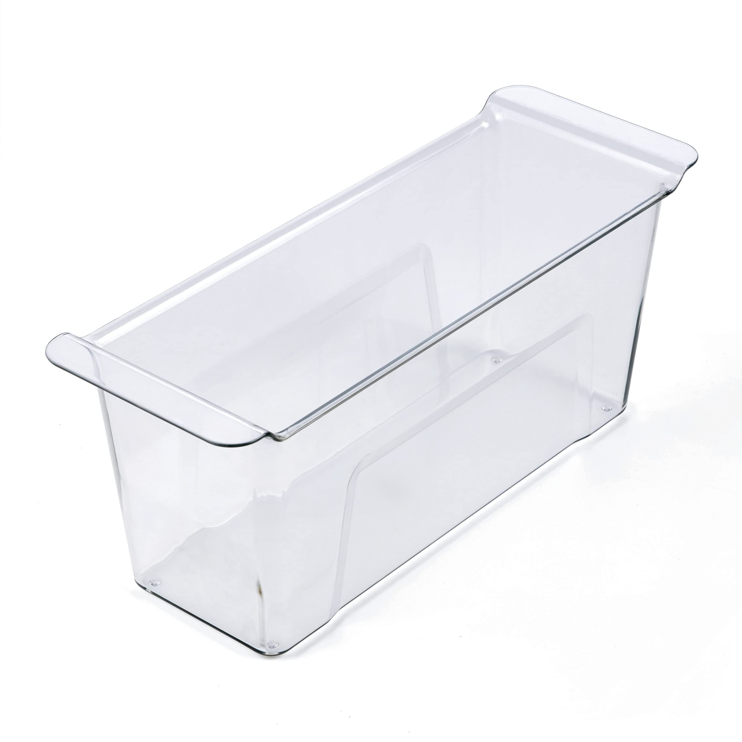 Copco Plastic Ice Cube Bin, 15.1x5.4x 6.3 Inch, Clear