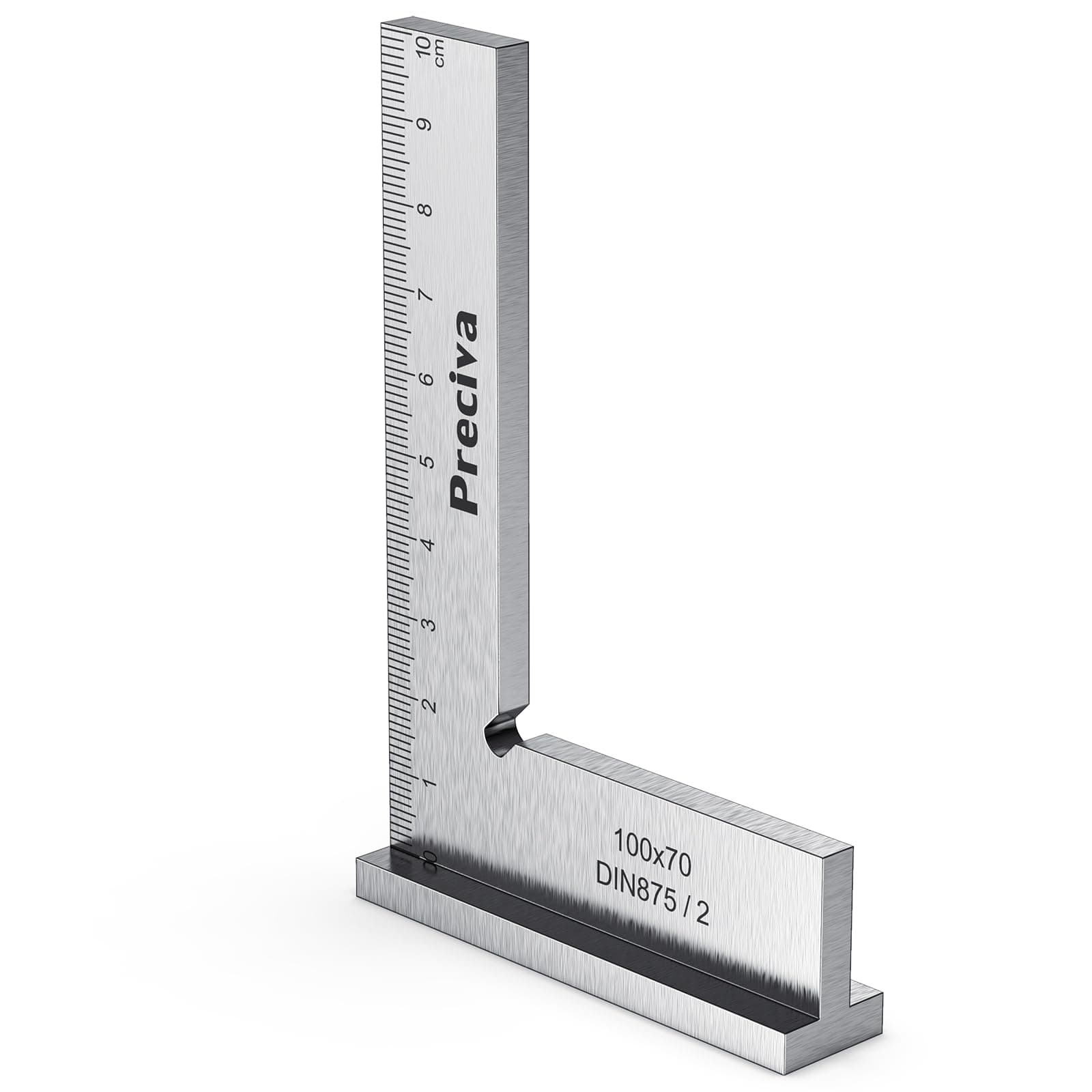 Precision Square Right Angle Blocks, Preciva 90 Degree Angles Ruler Square for Engineer Carpenter, Layout Hand Measuring Tool with Scale for Machine Set-Up and Laboratory Use
