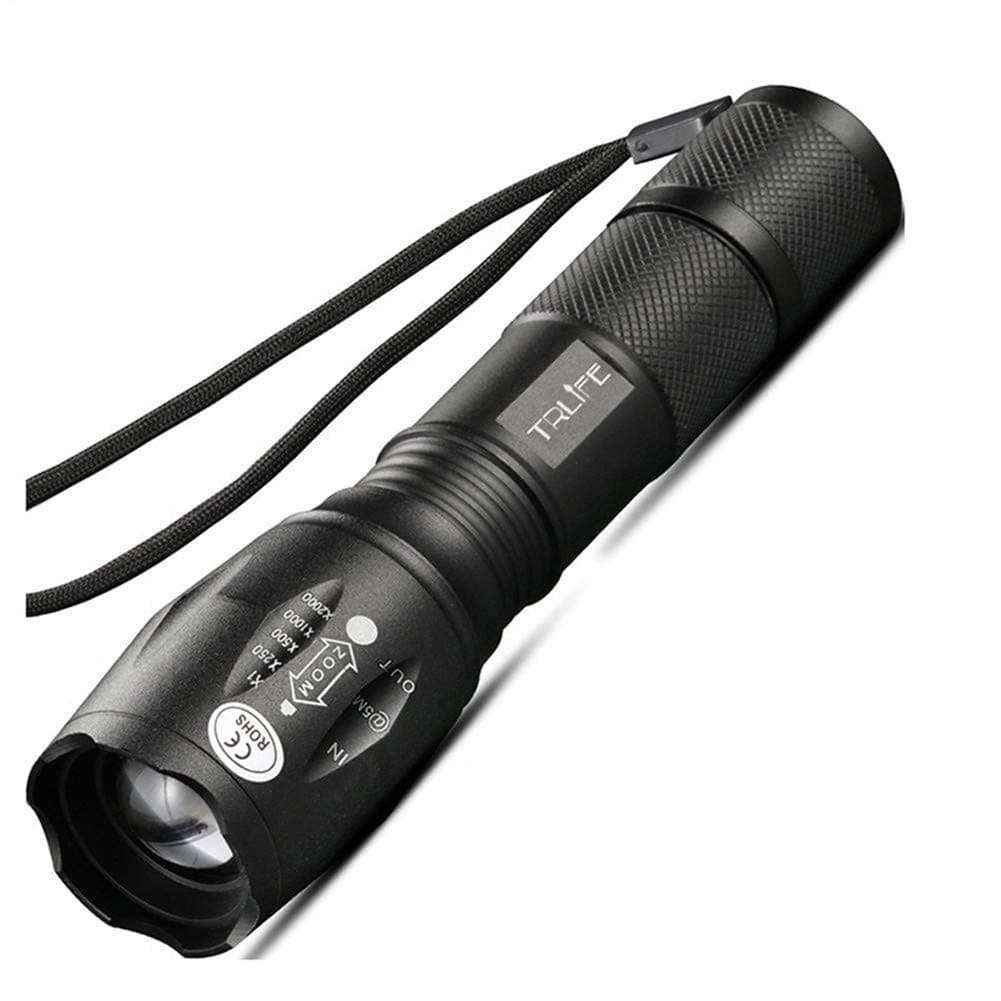 Flashlight, Rechargeable Led Flashlight, USB Streamlight Flashlight for Camping Light Portable Torches (Size : Option I T6)