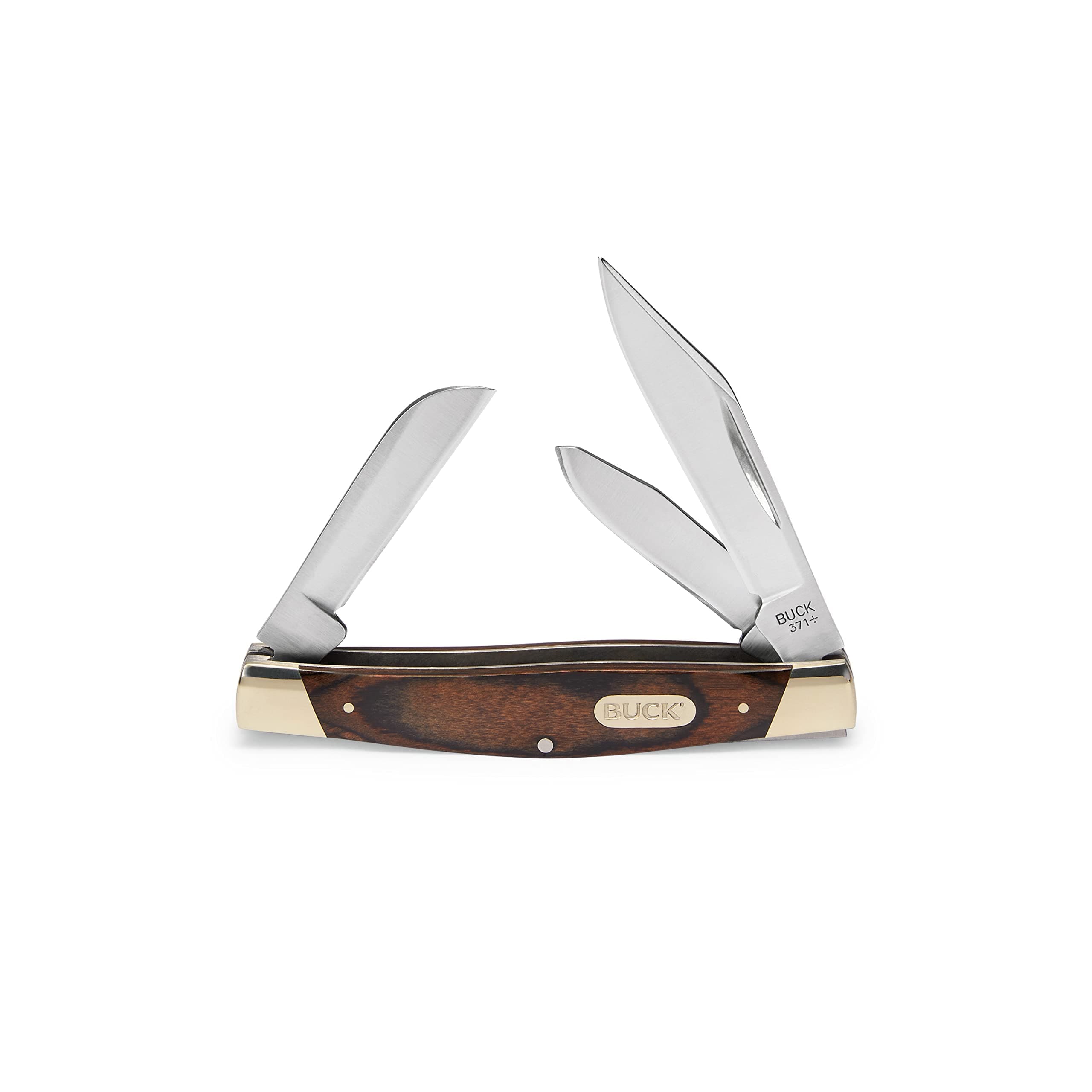 371 Stockman Three 3 Blade Folding Pocket Knife
