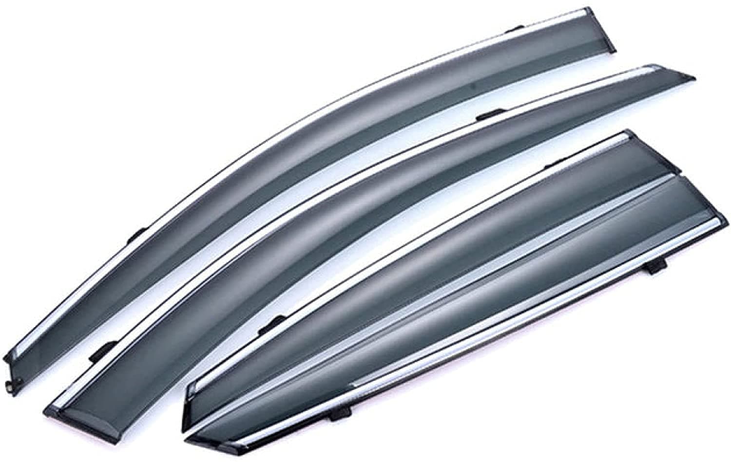 Car Wind Deflectors for Jeep Compass 2011-2016, Weather Shield Sun Visors Rain Guards Auto Accessories, 4Pcs Set