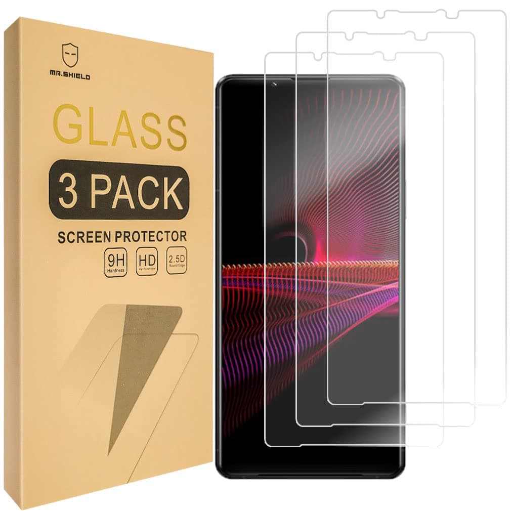 [3-Pack] Designed For Sony Xperia 1 III [Tempered Glass] [Japan Glass with 9H Hardness] Screen Protector with Lifetime Replacement