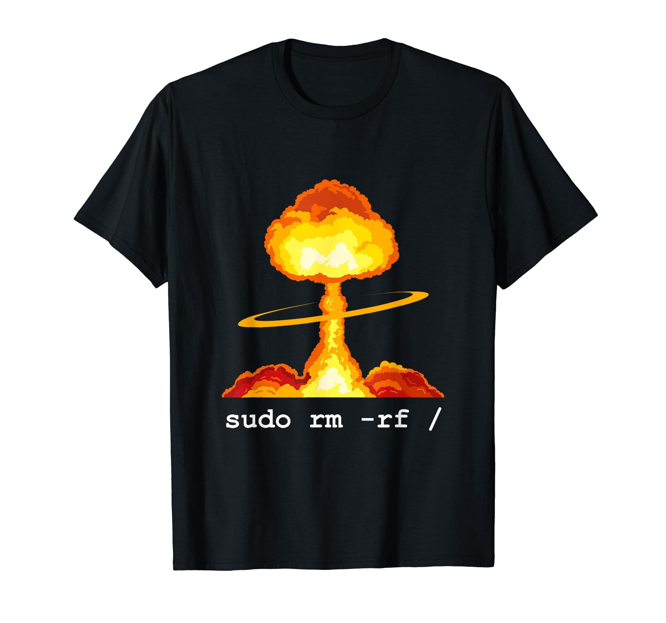 Linux Designs by FasazaLinux - Funny Linux Command Sudo RM RF for Men Women Linux T-Shirt