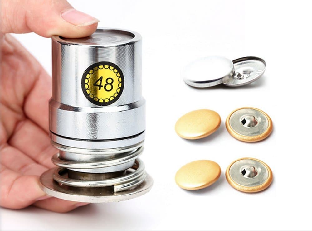 Fabric Covered Button Tools Dies Mold for Hand Press Machine 16L-80L You Pick