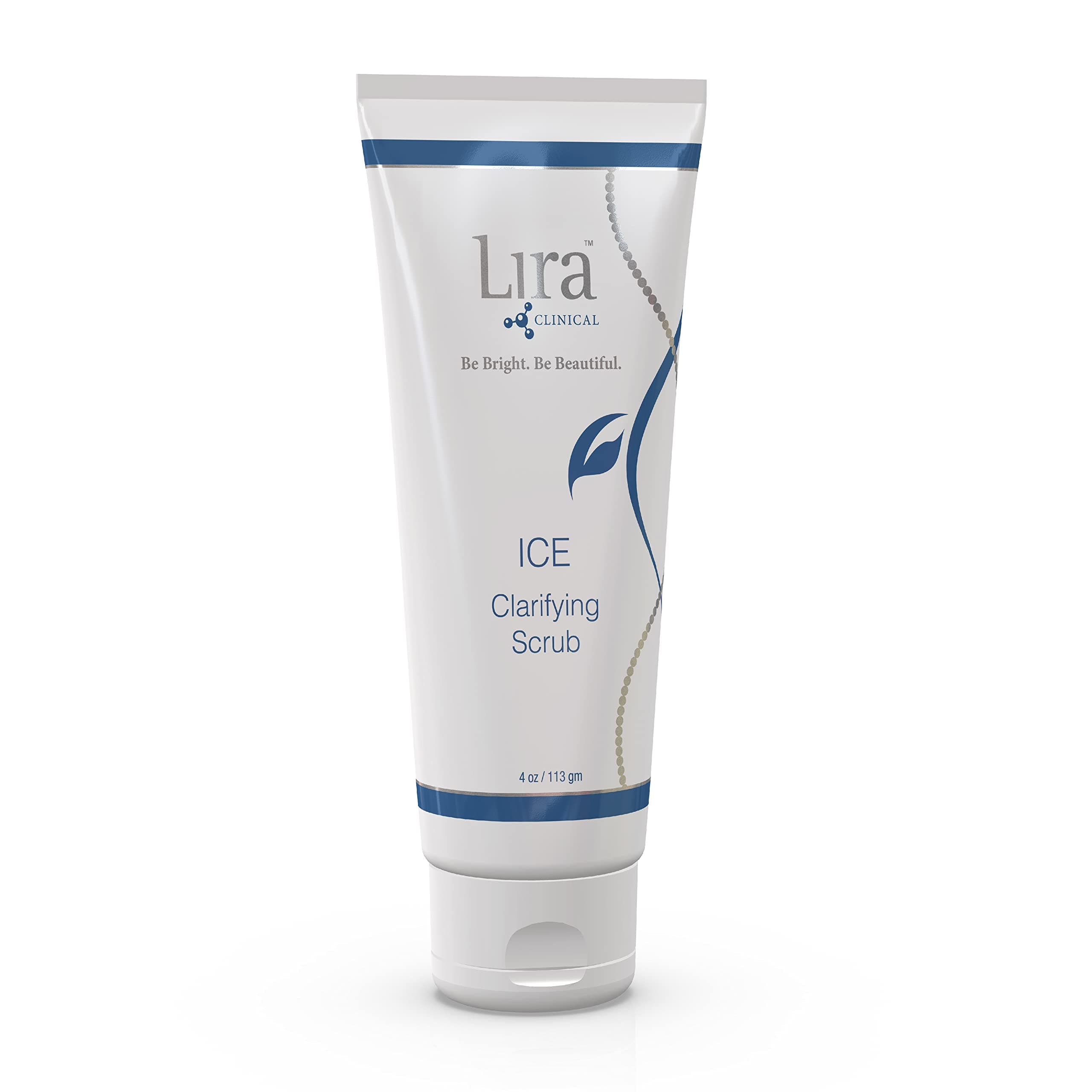 ICE Clarifying Face Scrub - Soothing & Exfoliating Scrub with Echinacea Plant Stem Cells & Botanical Extracts - Eco-Bead Technology - Anti-acne, Brightening & Cleans Pores - 4 fl oz