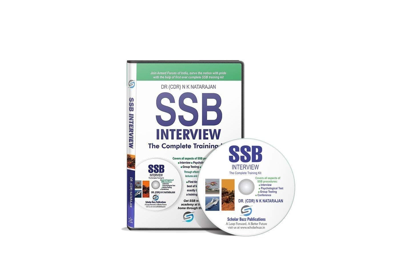 SSB Interview: 17 Hours Power Packed Video Lectures - Dr. Cdr. N.K Natarajan Bundled with Book on Psychology for SSB Interview