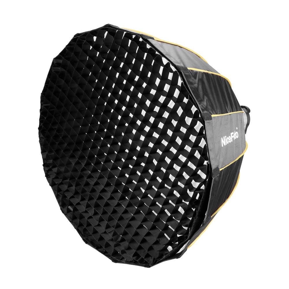 NiceFotoLED-70CM Quick Set-Up Deep Parabolic Softbox With Grid For Led Light Bowens Mount Flash Light for Portrait Wedding Product