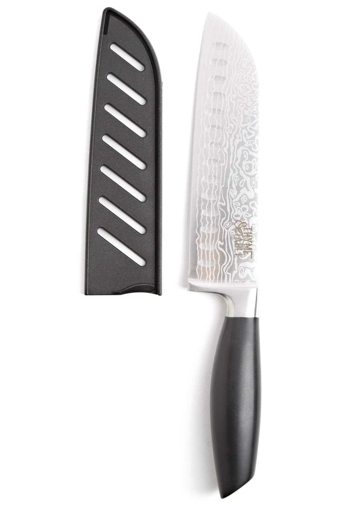 Thyme & Table 7'' Damascus Santoku Kitchen Knife