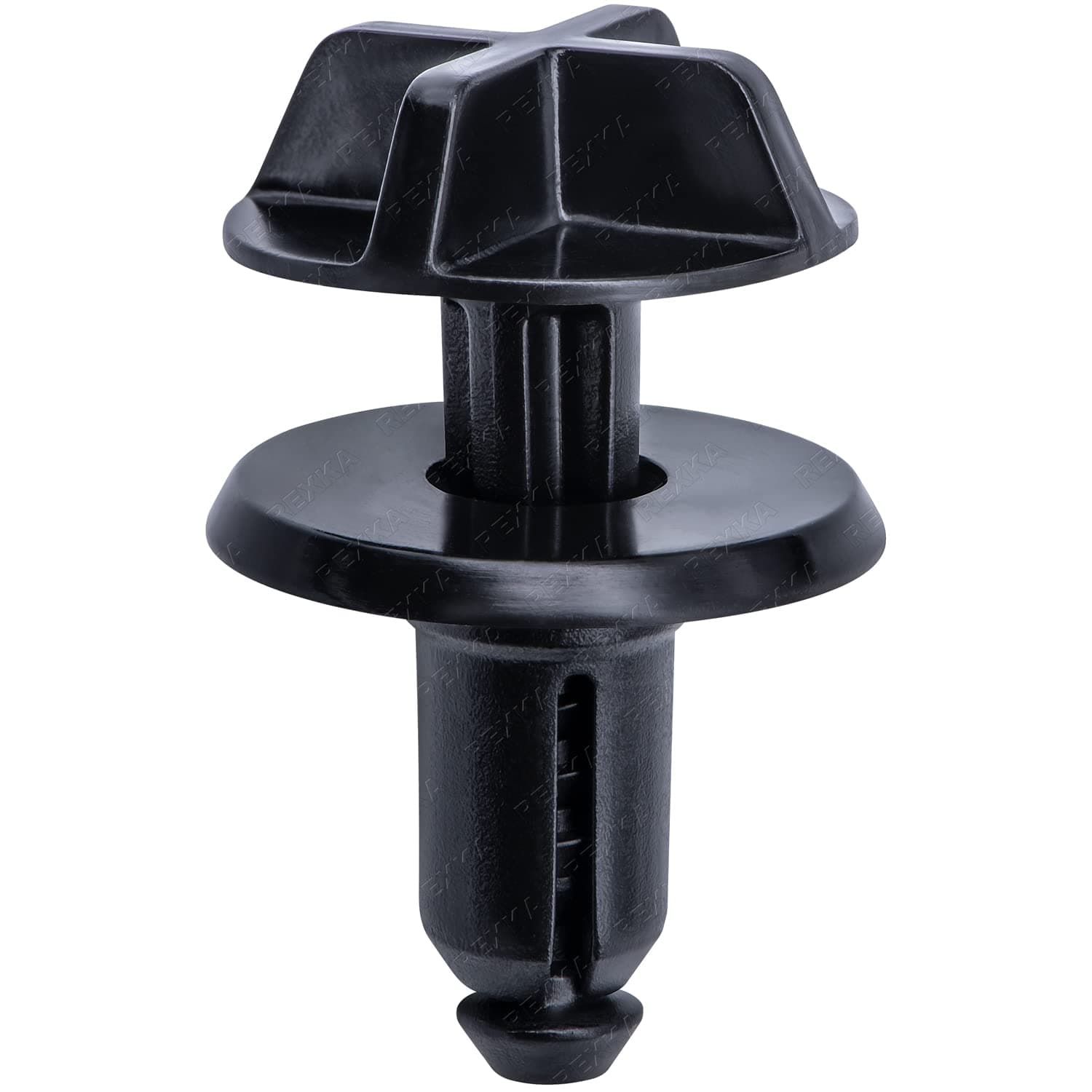 Rexka 15pcs Fender Liner Rivet Radiator Sight Shield Push-Type Retainer for Ford W705957-S300 W706519-S300 F-150 Mustang Fusion