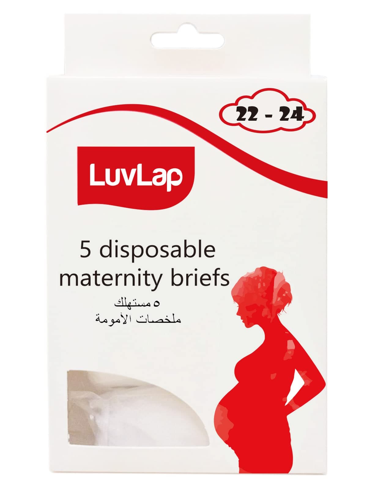 Luv LapDisposable Maternity Brief (Size 22-24)