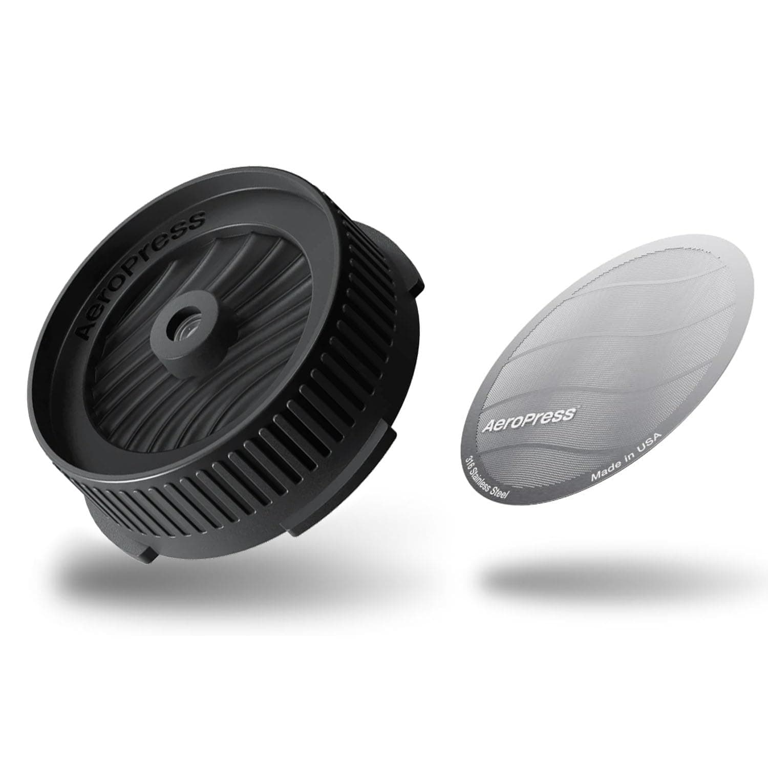 AeroPress Flow Control Filter Cap & Stainless Steel Filter bundle