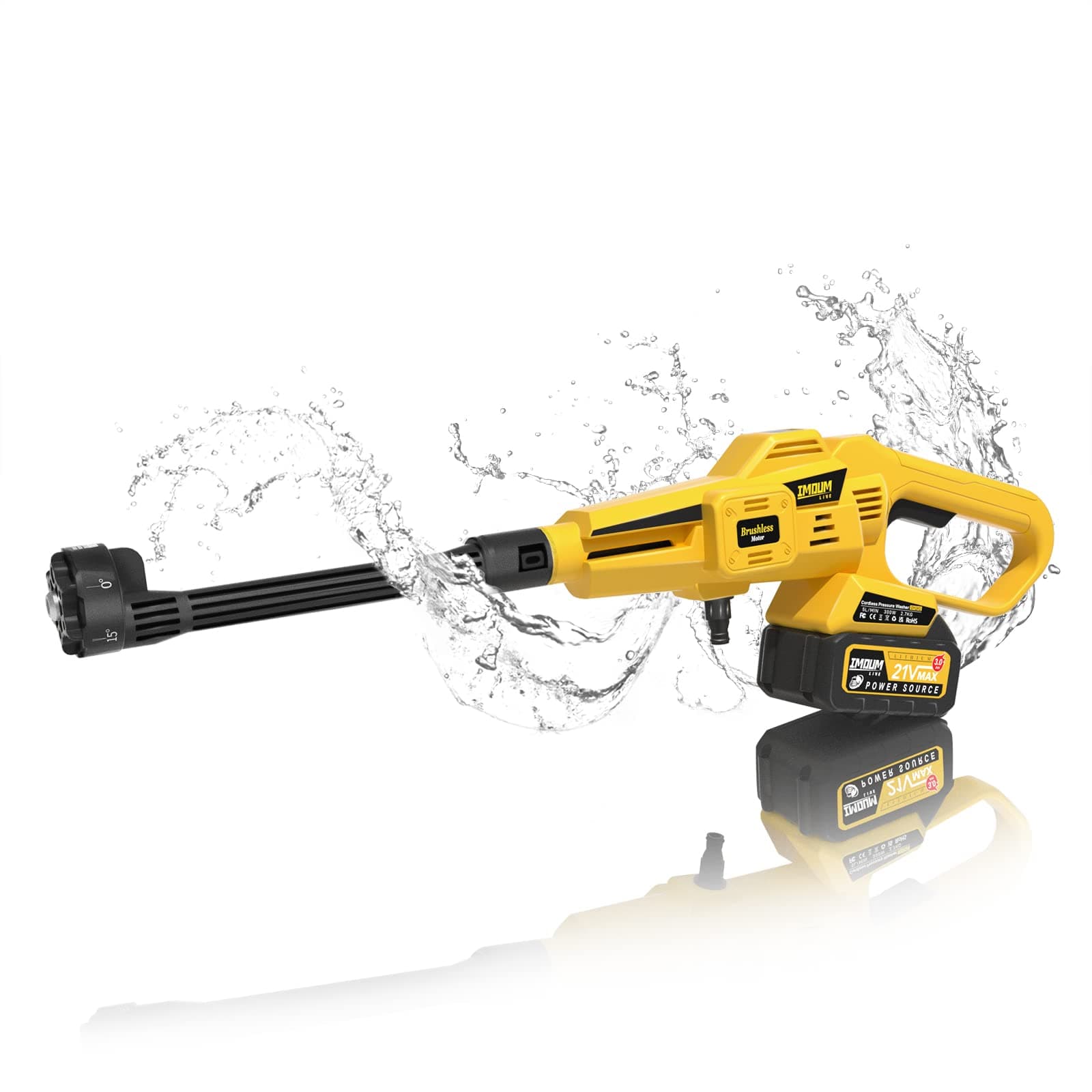 BRUSHLESS Cordless Pressure Washer