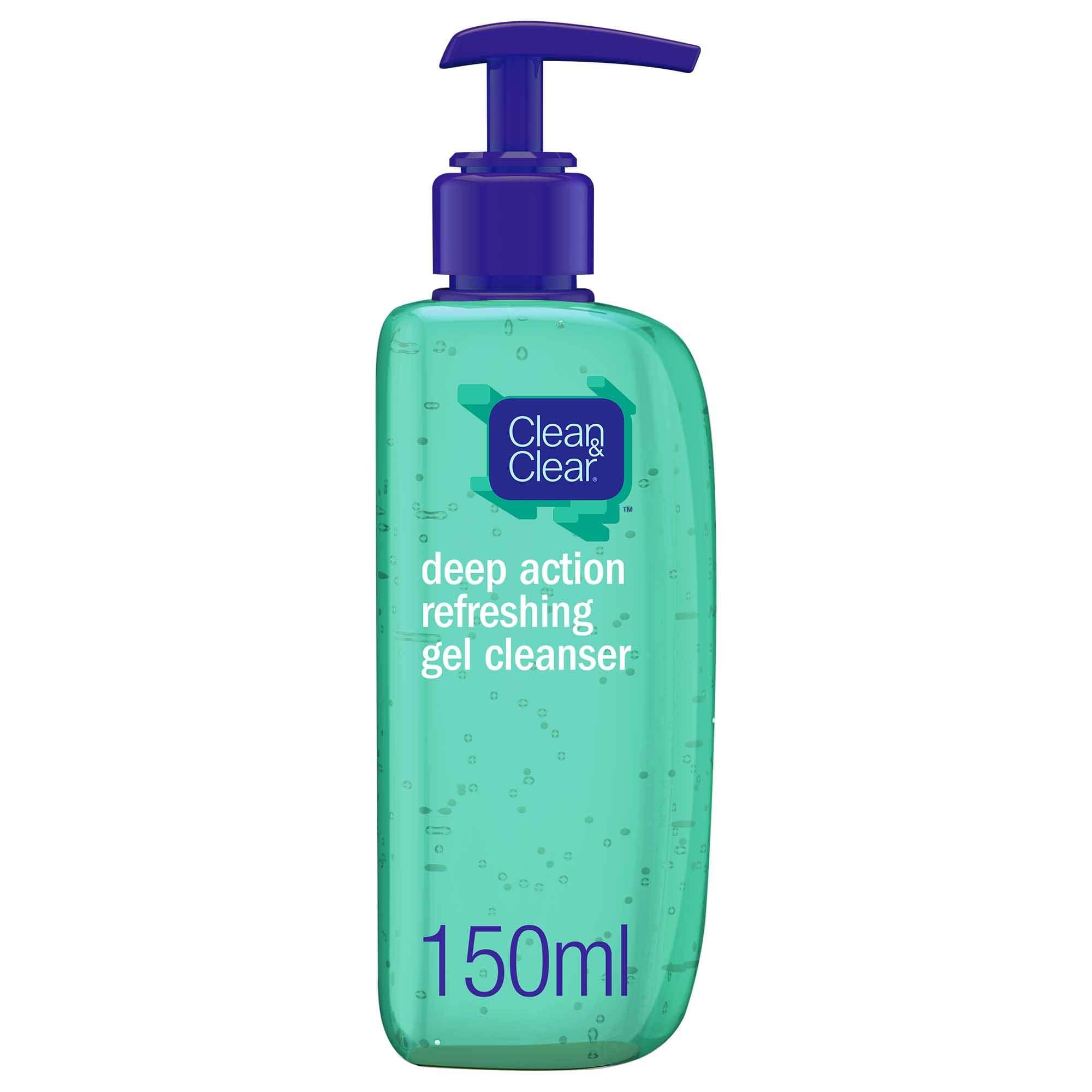 Clean & Clear Gel Cleanser Deep Action Refreshing 150Ml