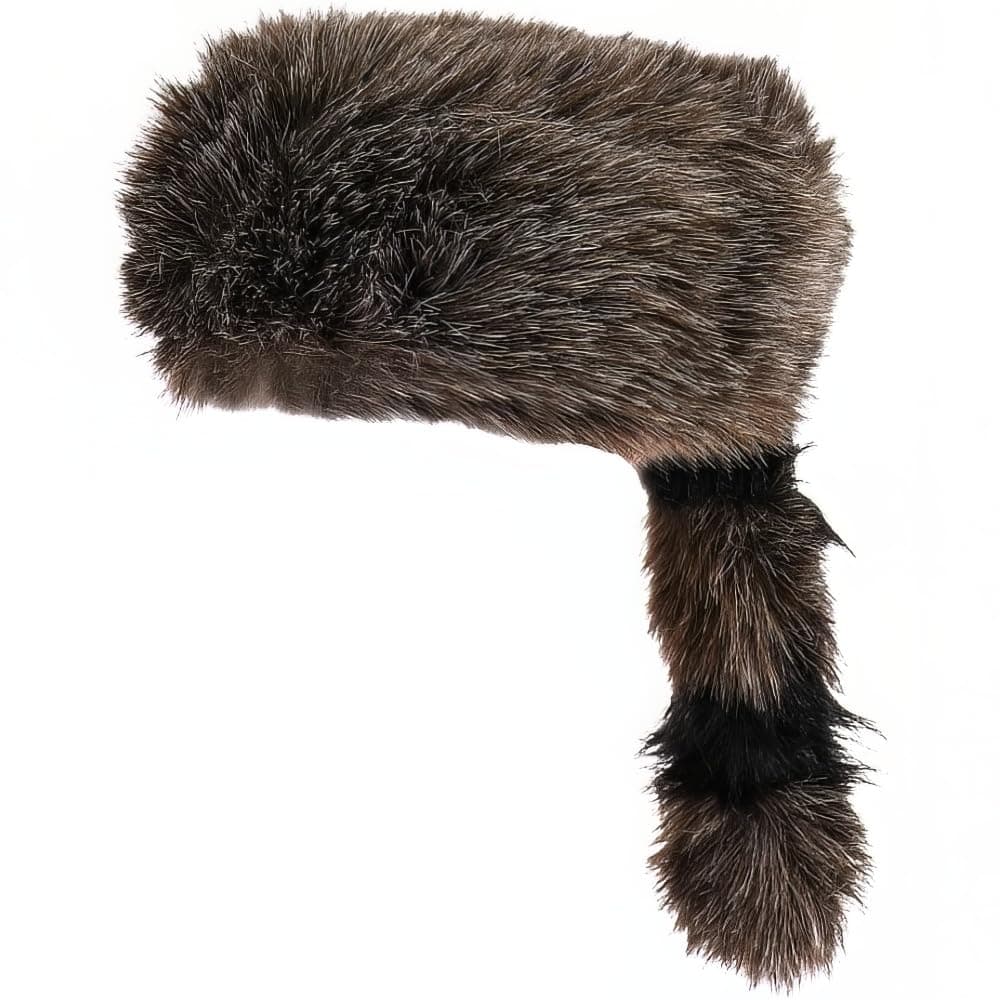 Rhode Island Novelty Raccoon Tail Hat, One Per Order
